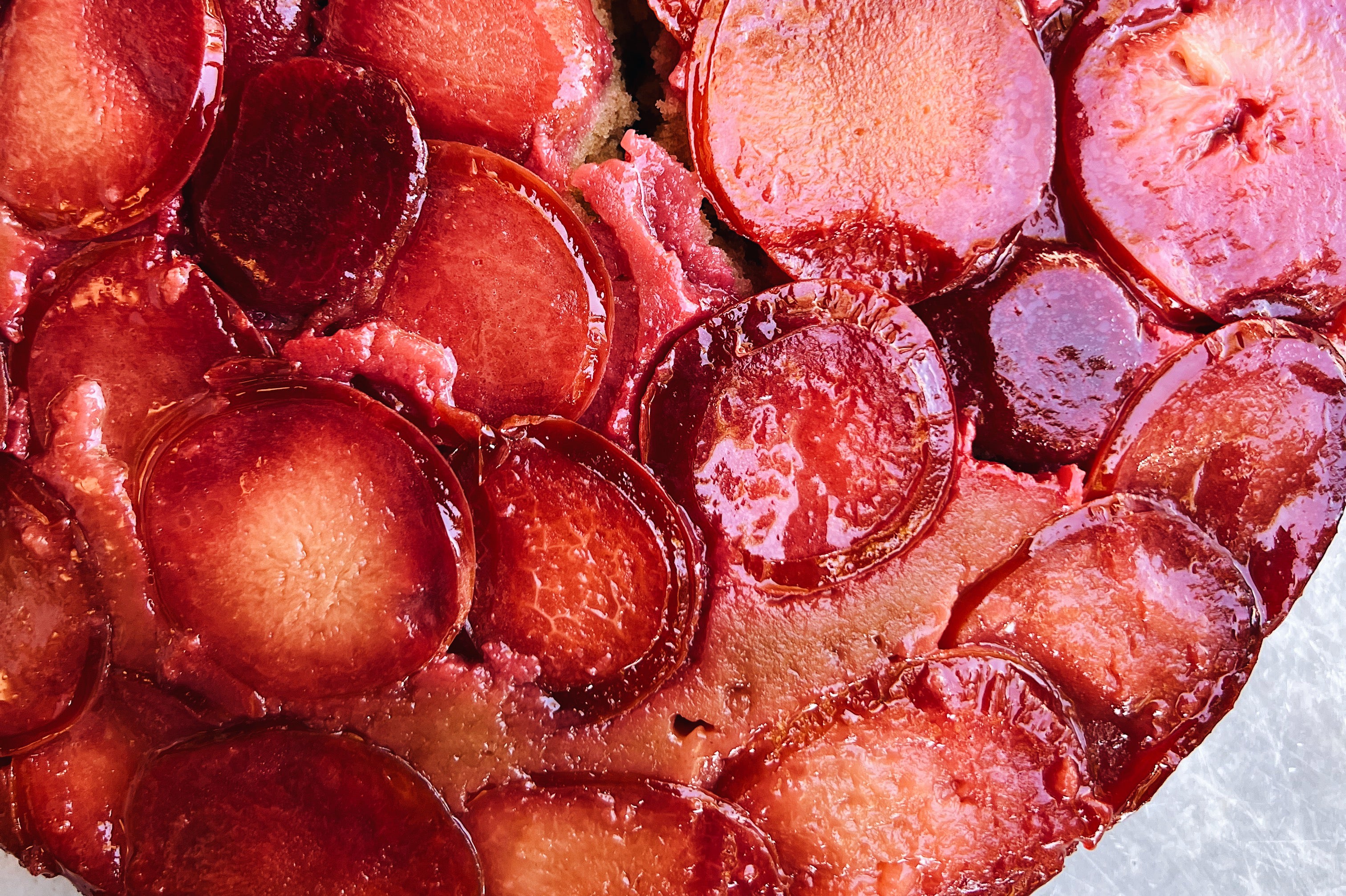 Plum Upside Down Cake
&ndash; Flourist