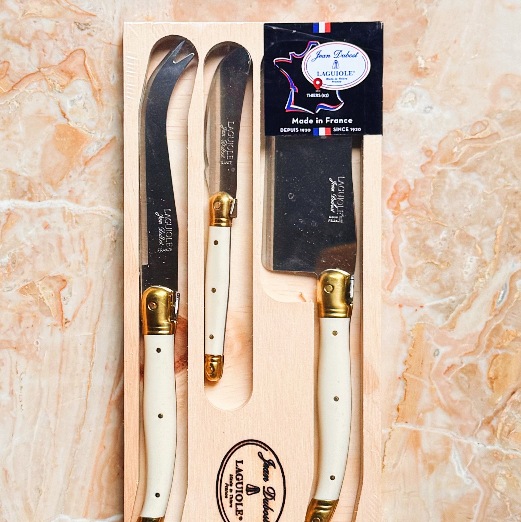 Laguiole Cheese Knife Set 3 Piece