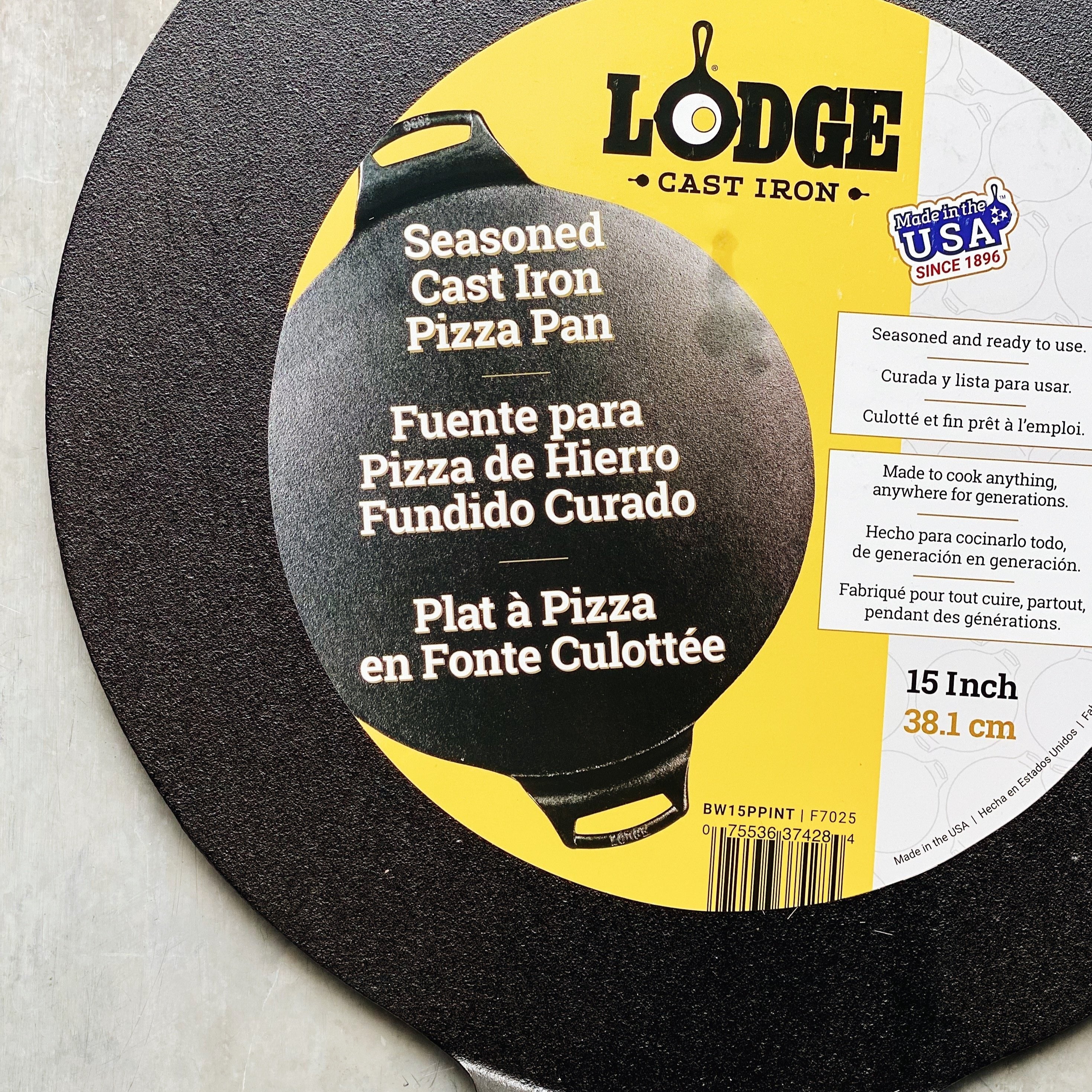 Cast Iron Pizza Pan 15 inch • Your Guide to American Made Products