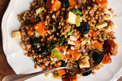 Winter Wheat Berry Salad