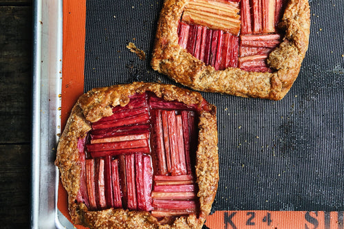 Rhubarb Rye Galette
