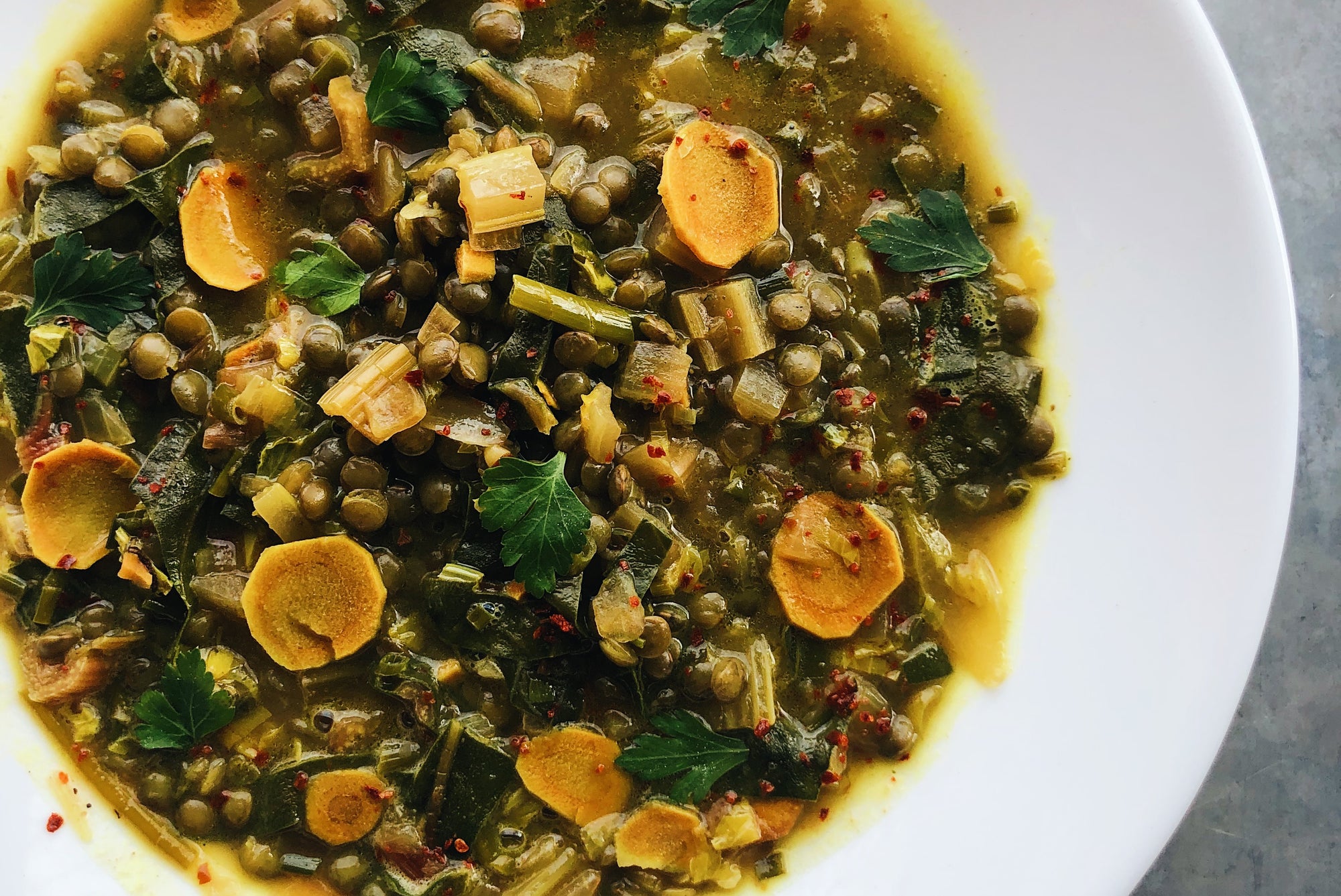 Turmeric Lentil Soup