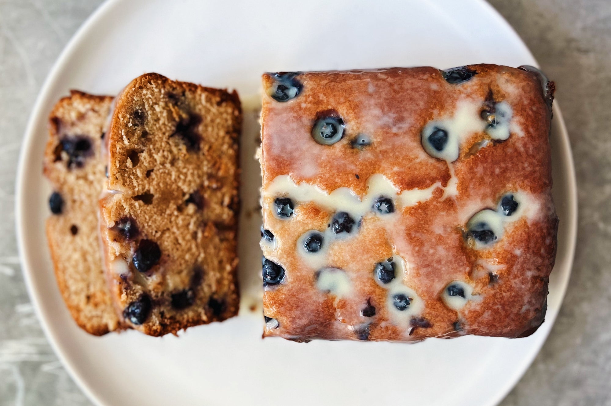 Blueberry White Chocolate Cake