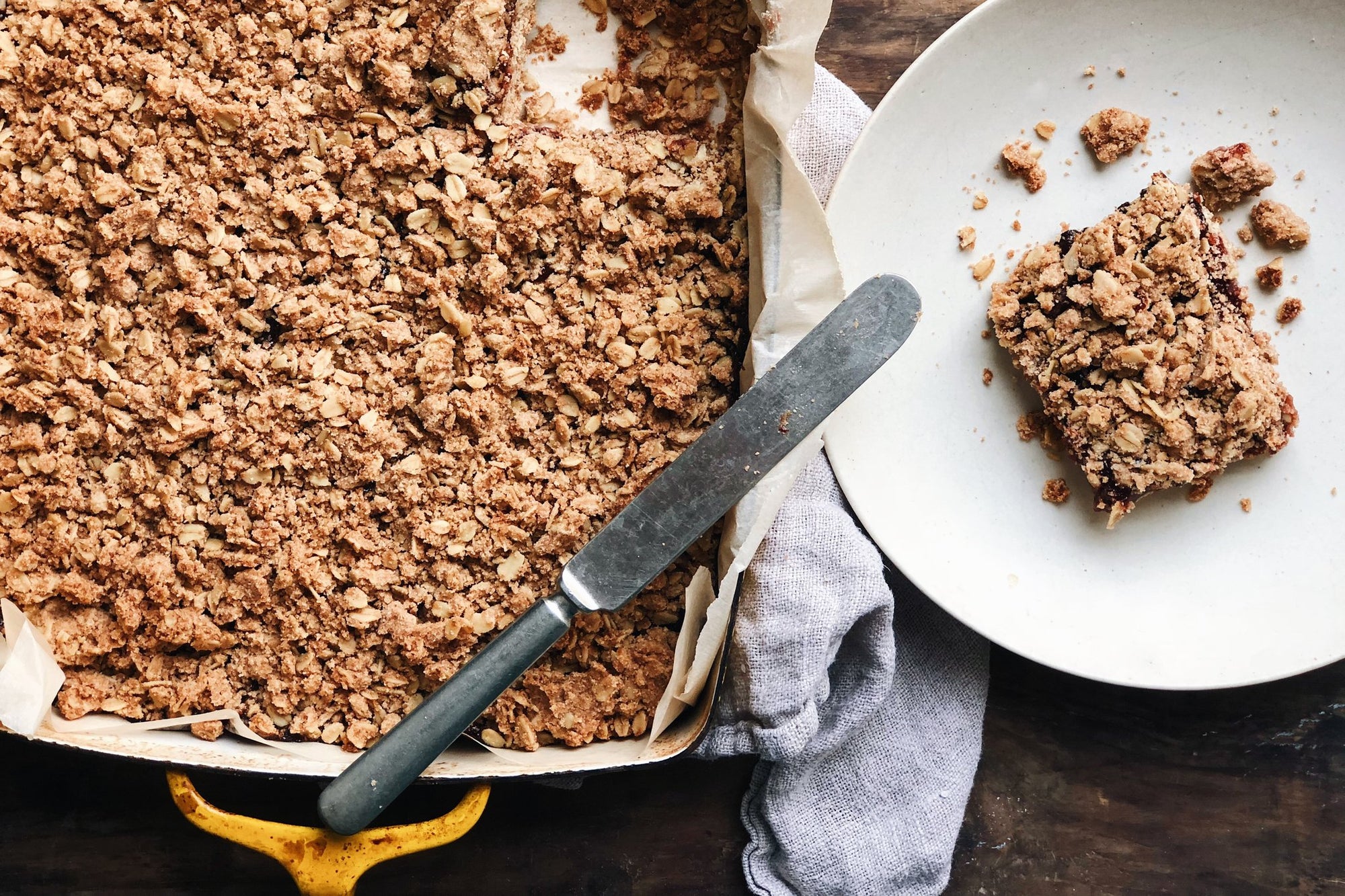 Plum Crumble Bars