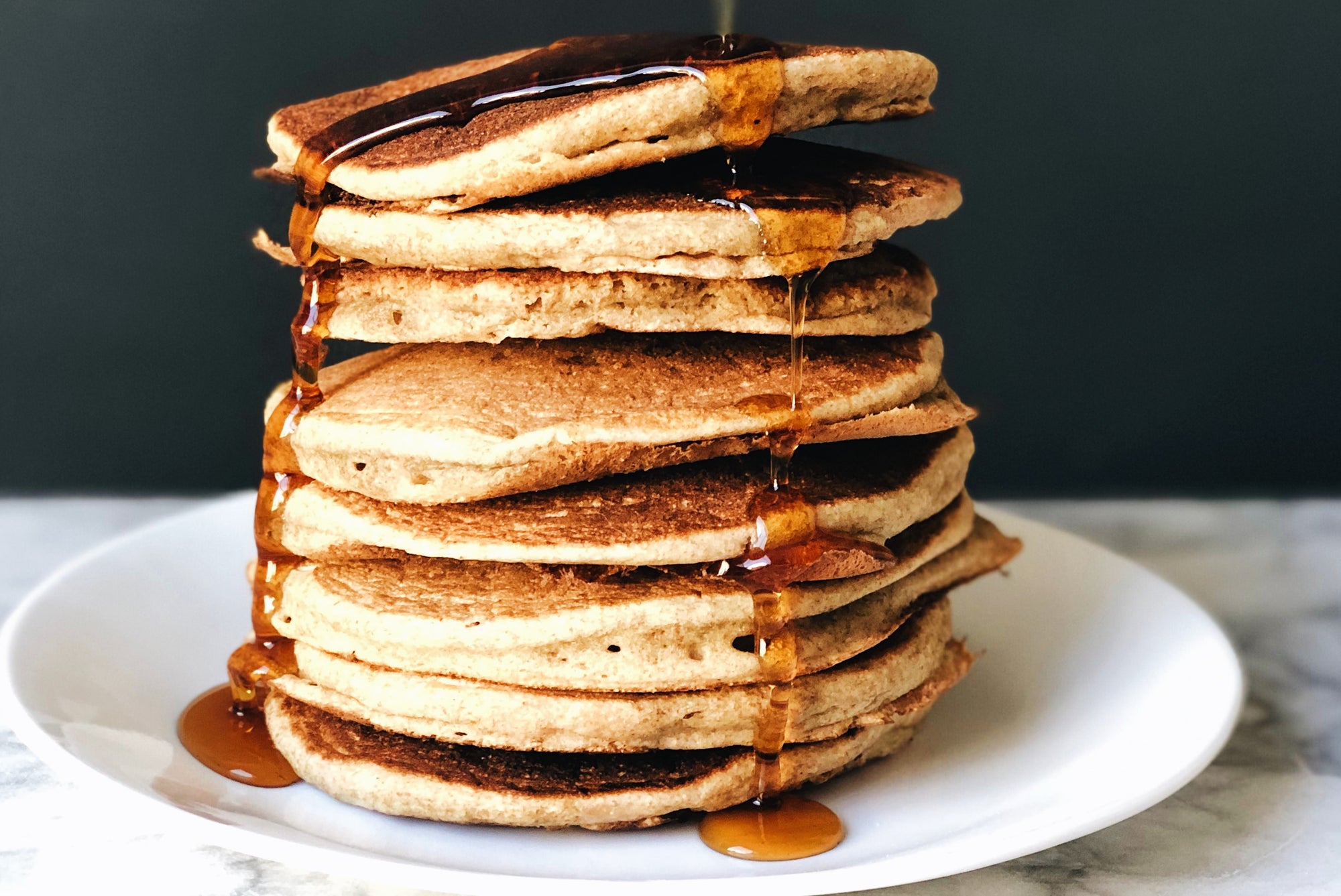 Whole Grain Sourdough Pancakes