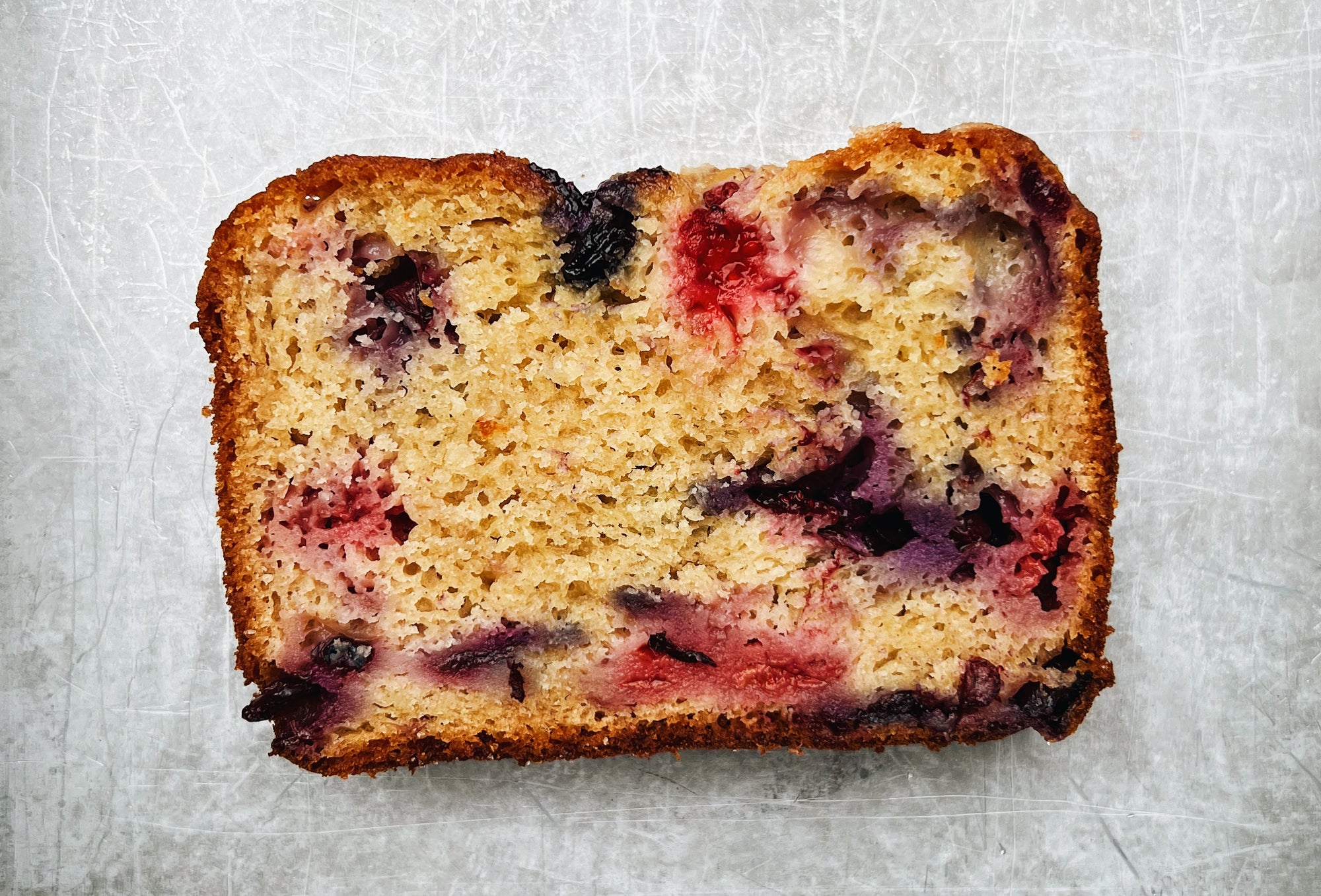 Summer Berry Yoghurt Cake