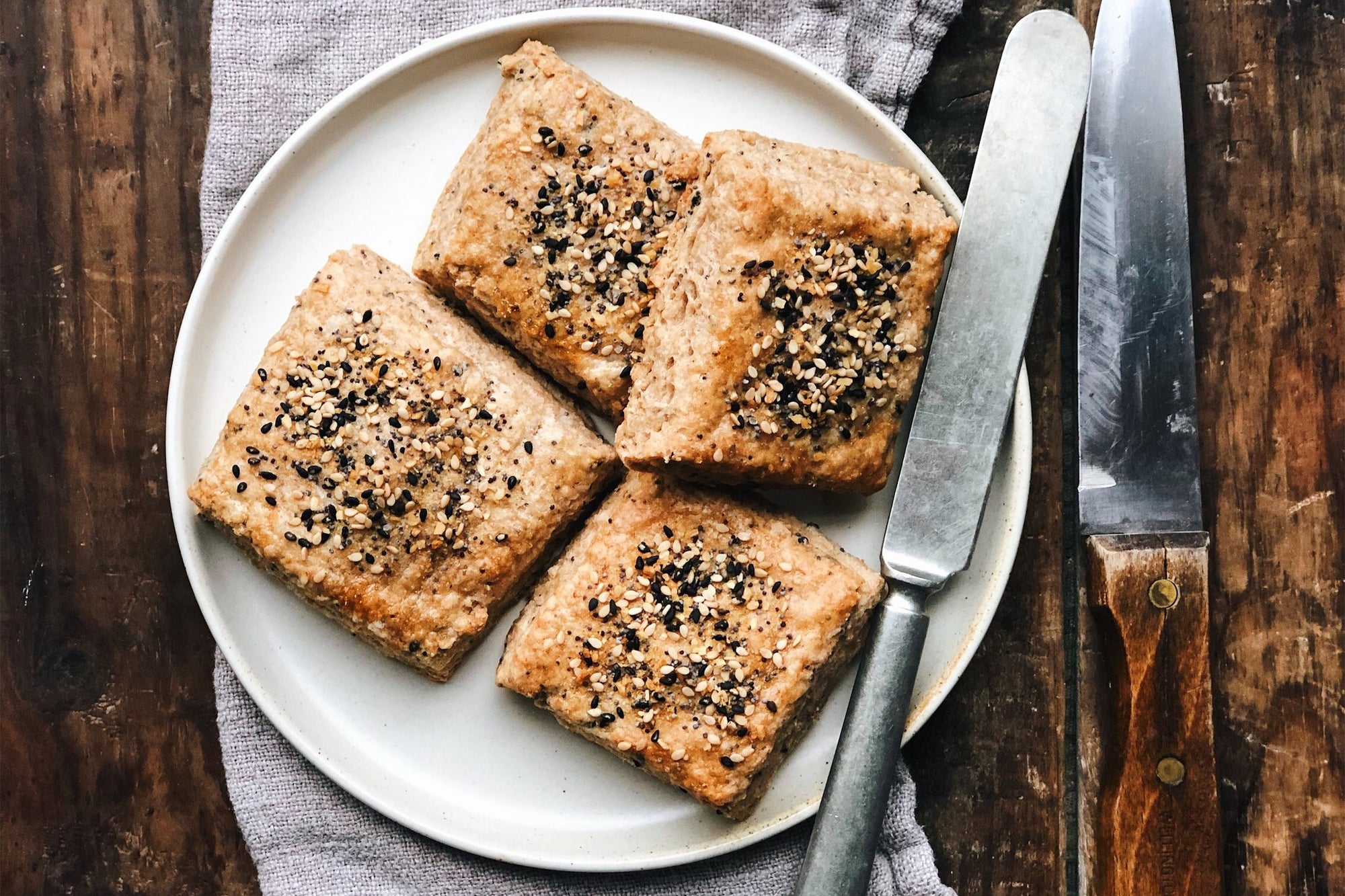 Everything Bagel Spice Biscuits