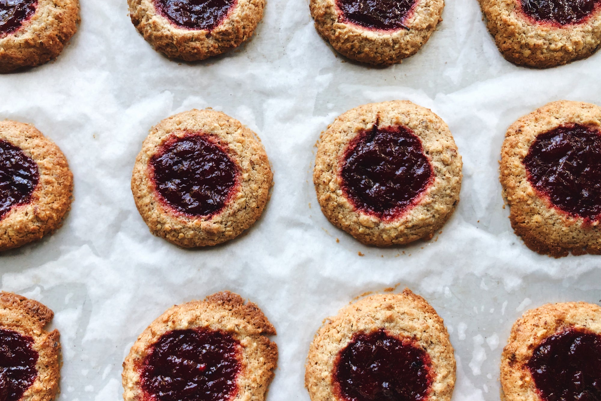 Hazelnut Jam Cookies