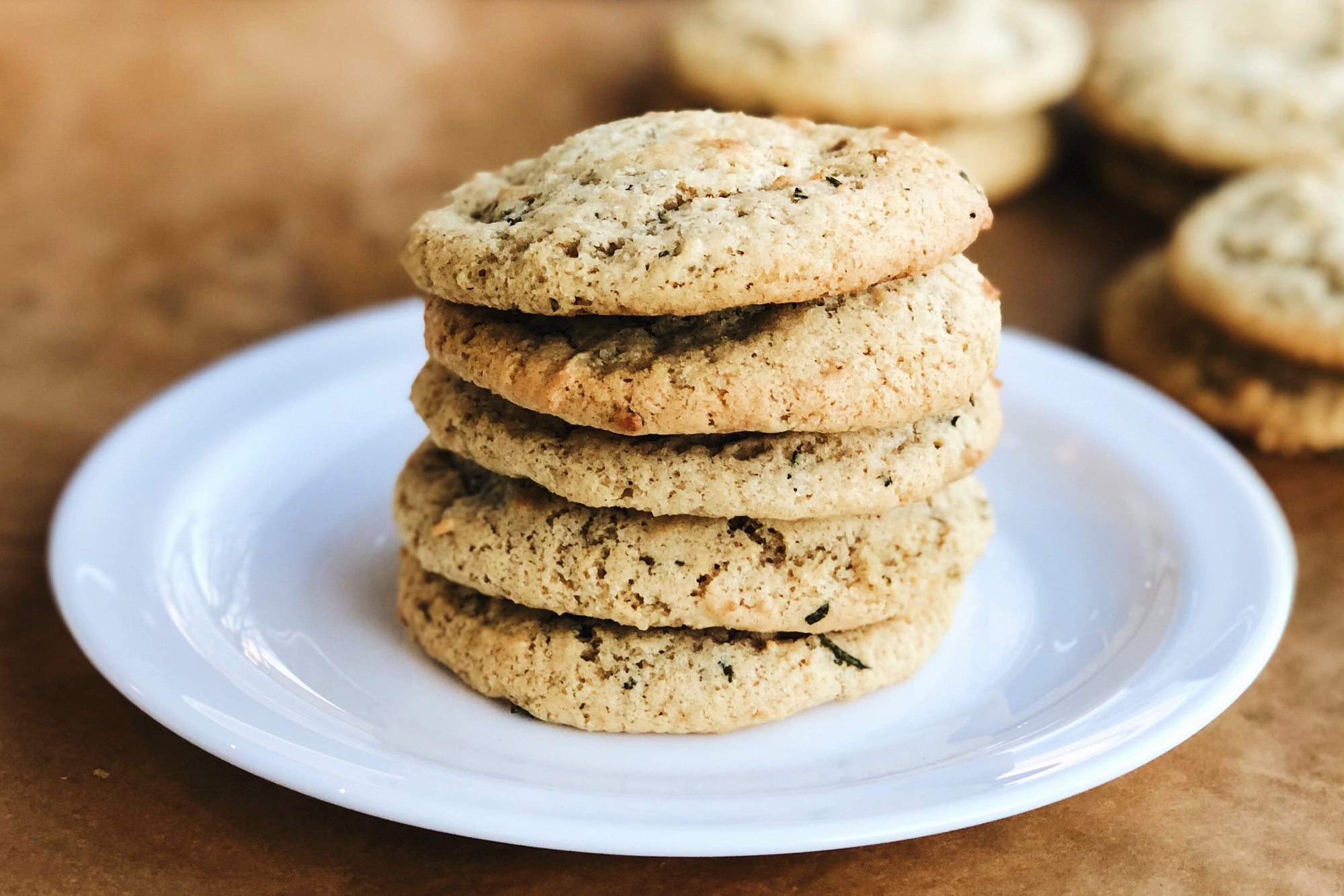 Vegan Rosemary Olive Oil Cookies