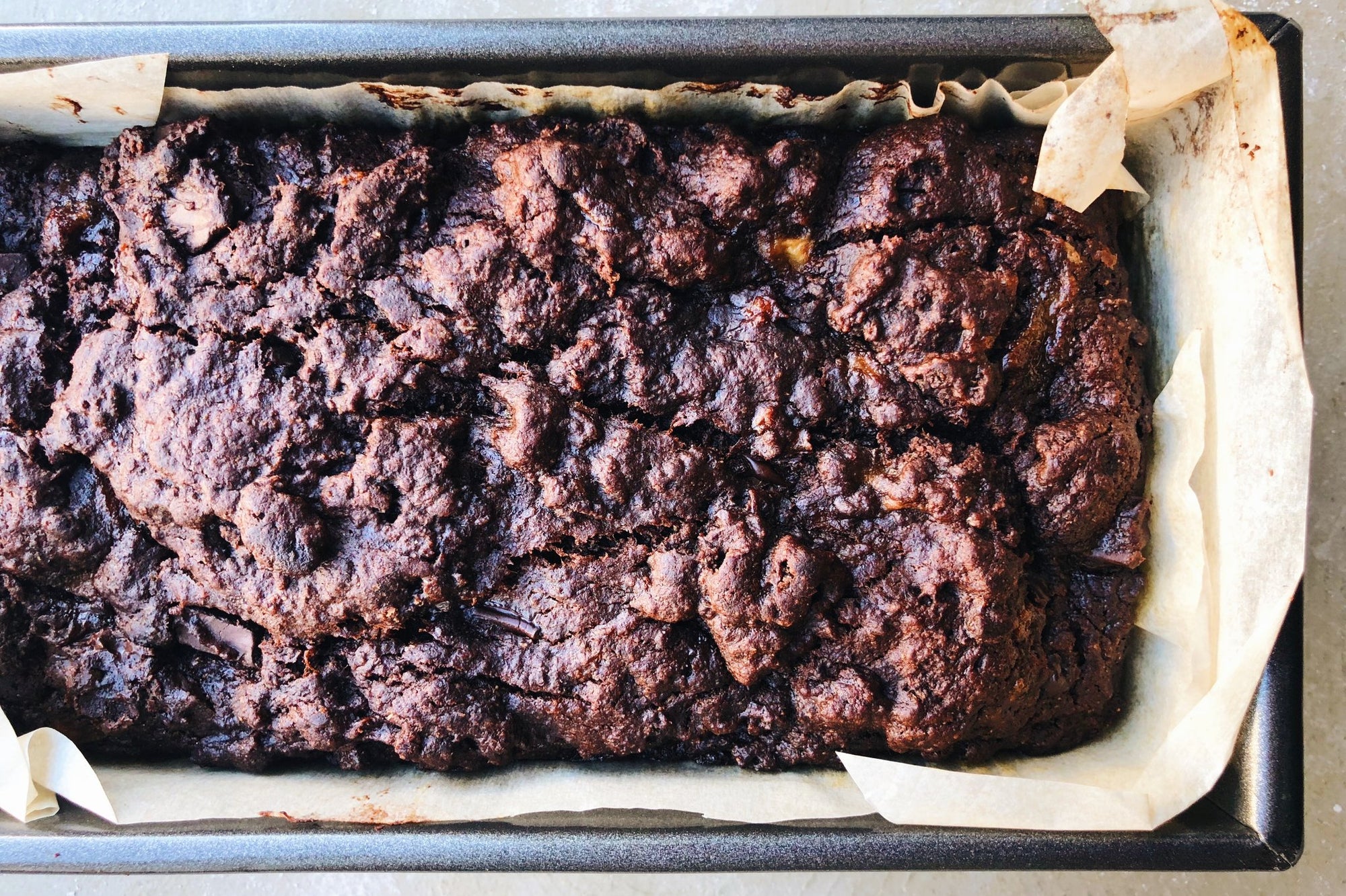 Double Chocolate Rye Banana Bread