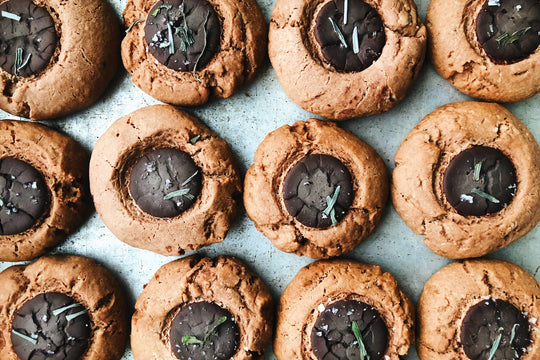 Double-Chocolate Rosemary Cookies
