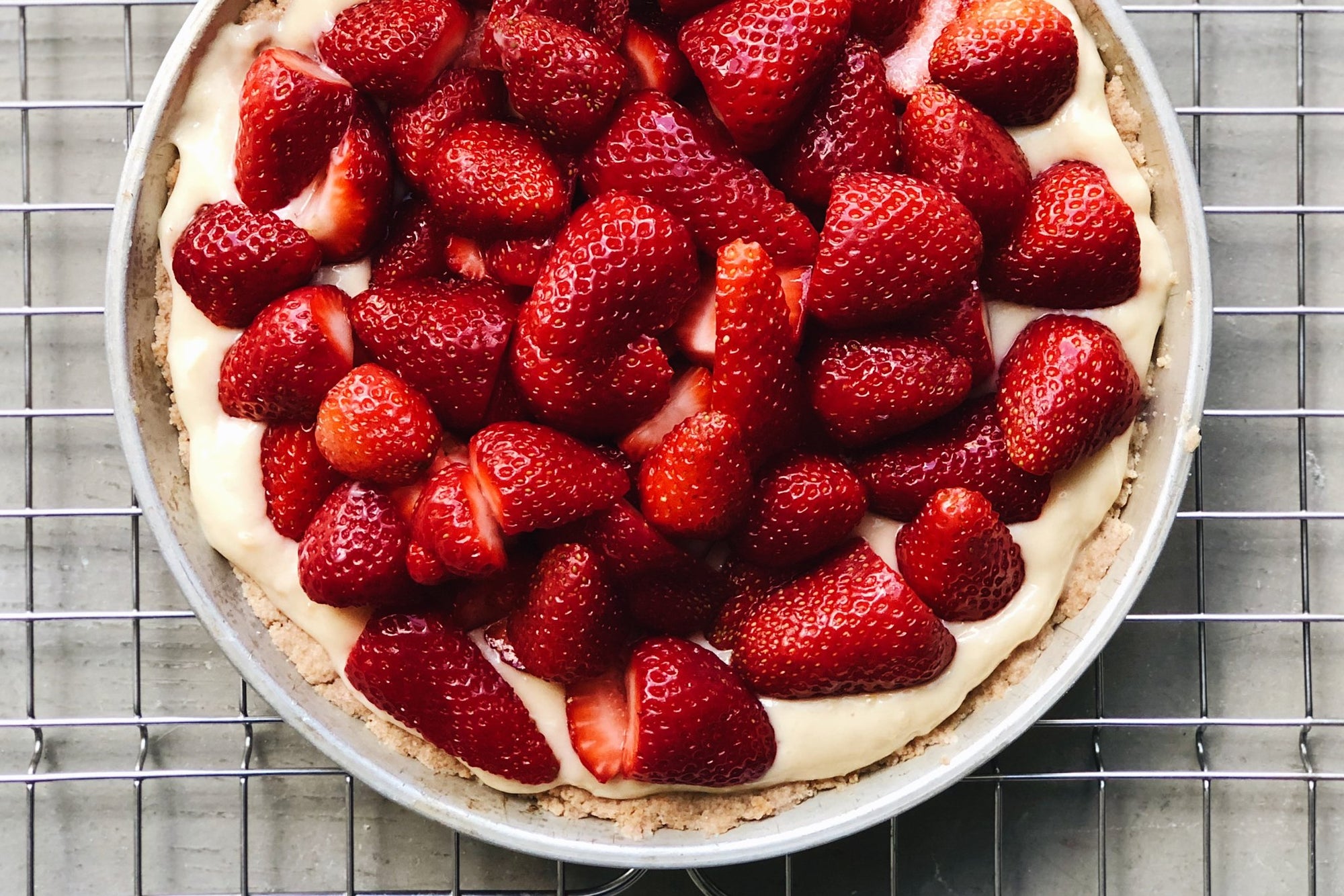 Strawberry Custard Tart