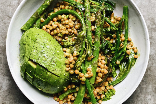 Wheat Berry Salad with Herby Green Dressing