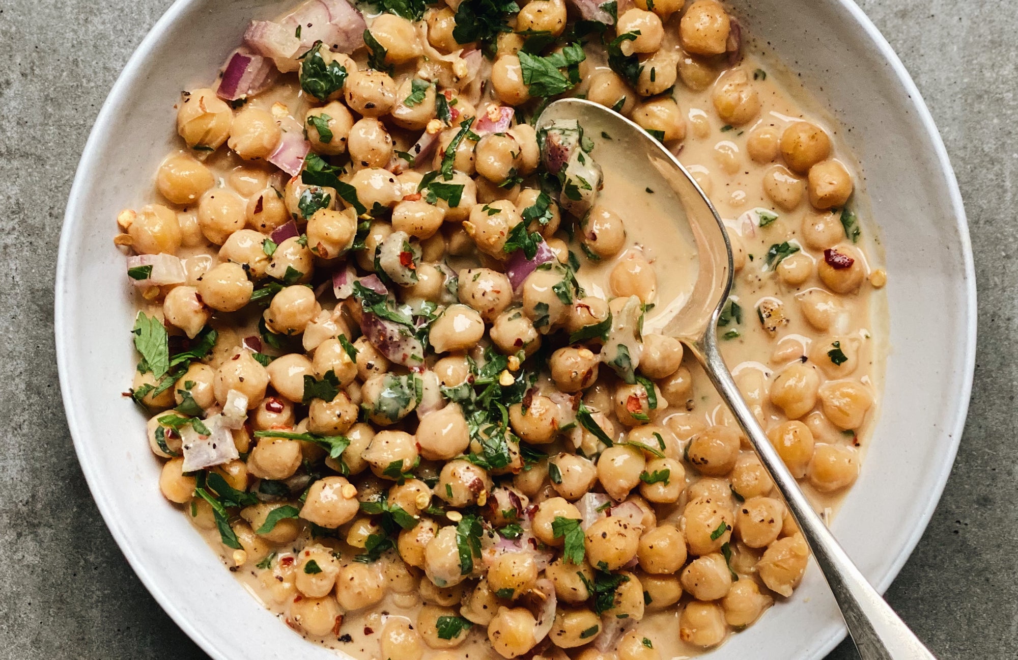 Sesame Citrus Chickpeas