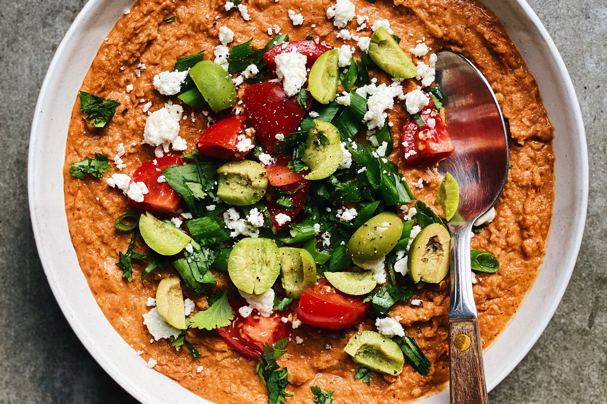 Spicy Cheddar Bean Dip