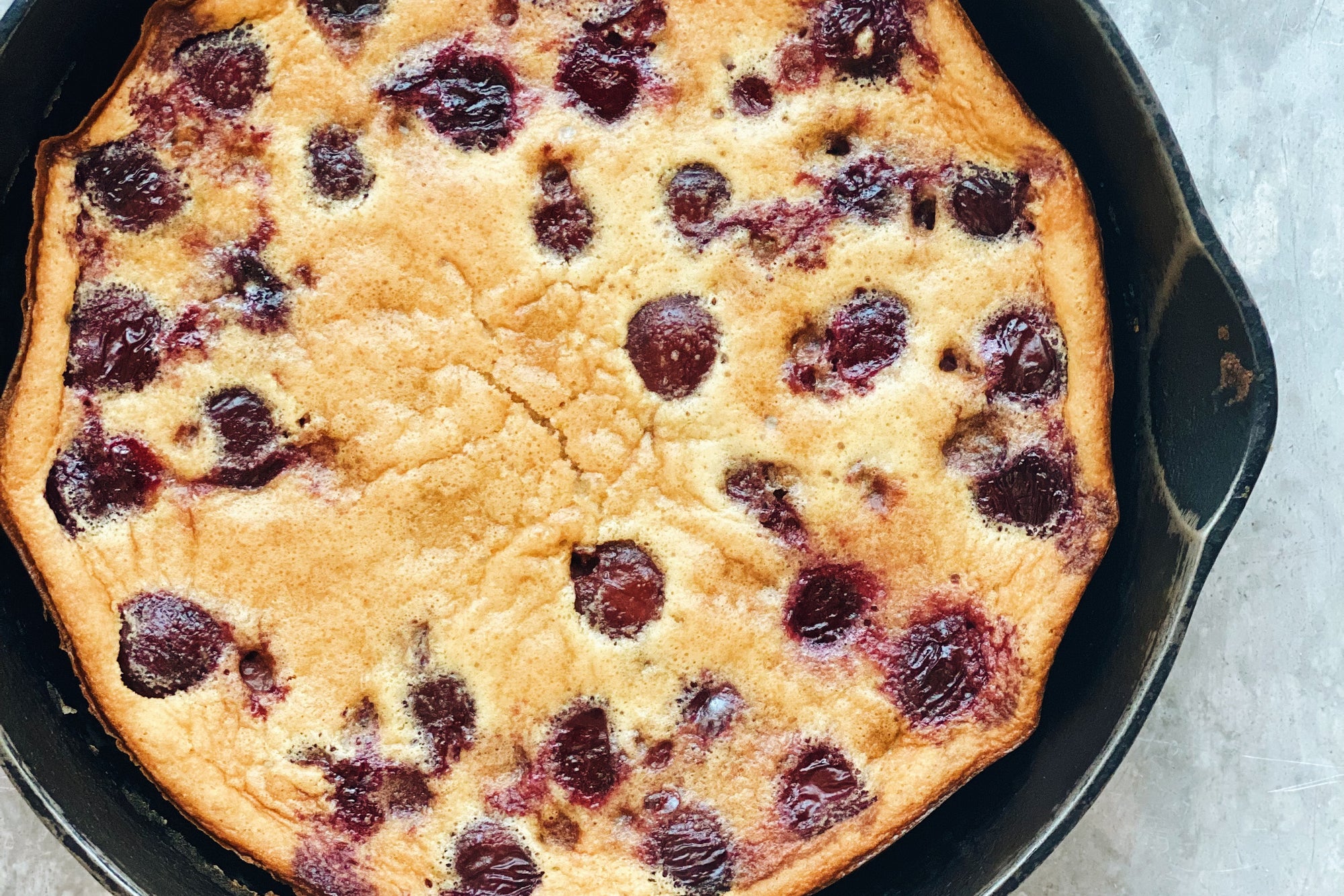 French Cherry Clafoutis