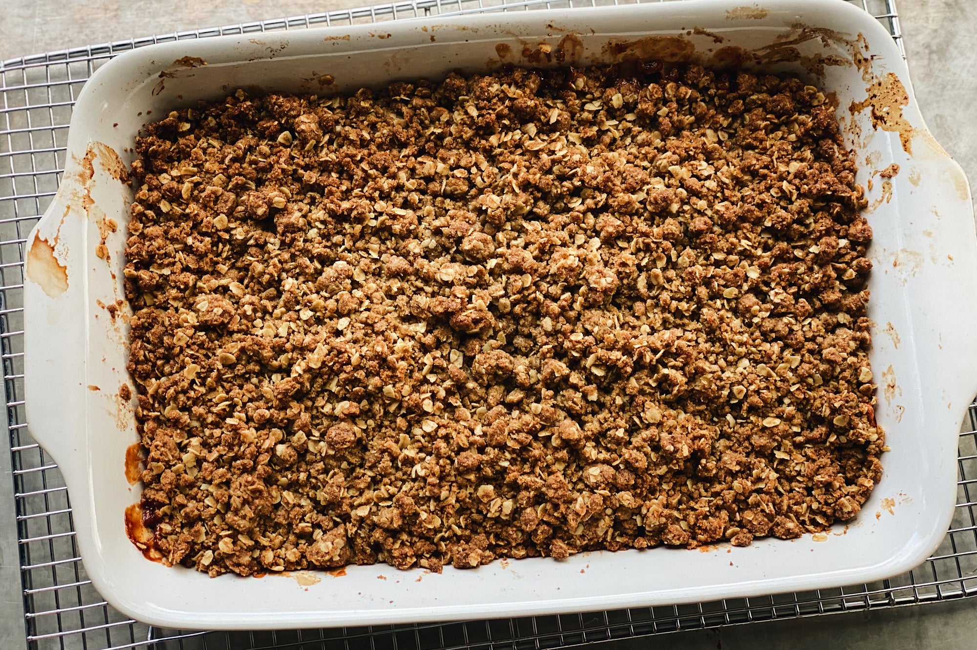 Hazelnut Apple Crisp