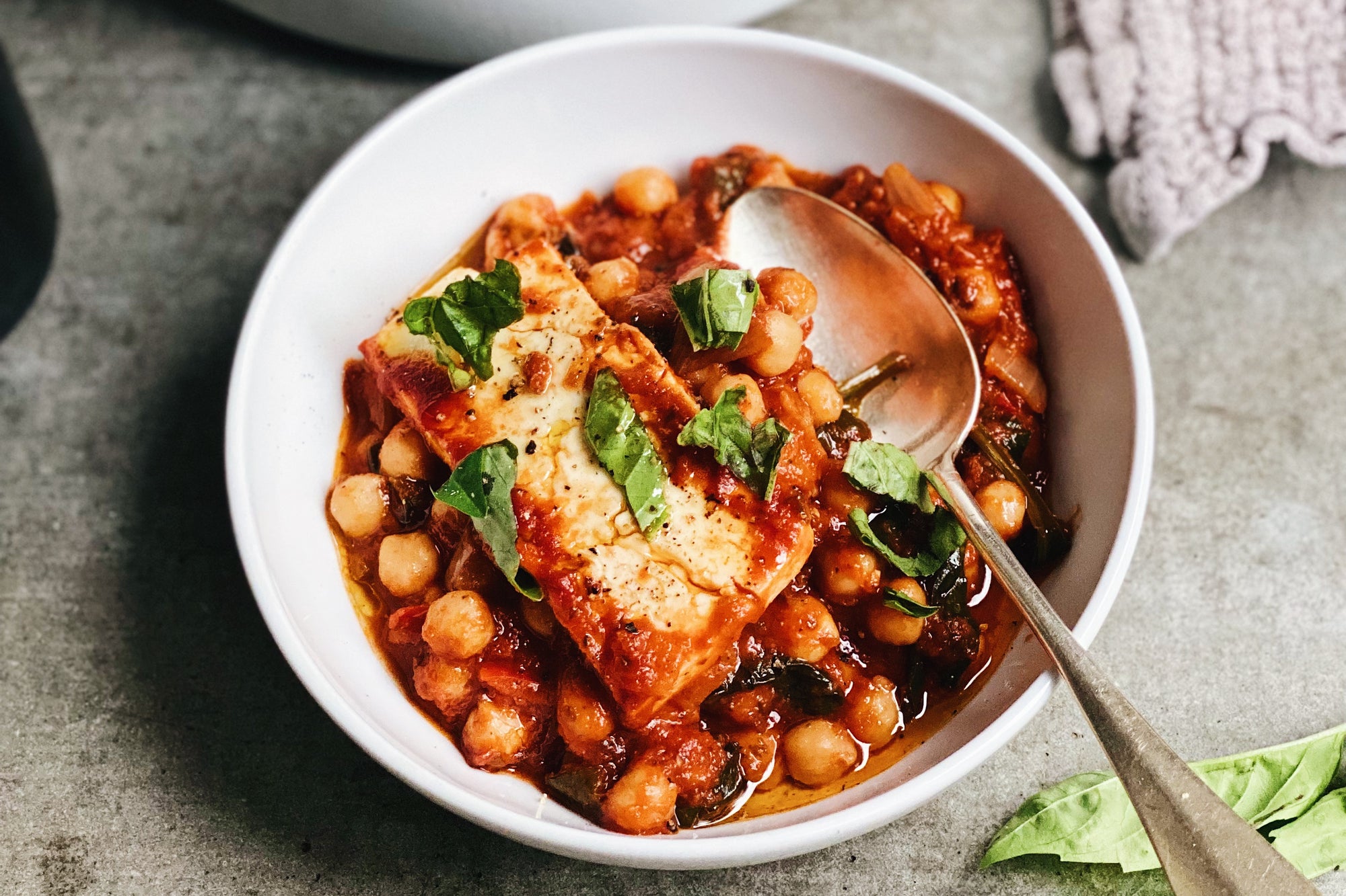 Chickpea + Feta Bake