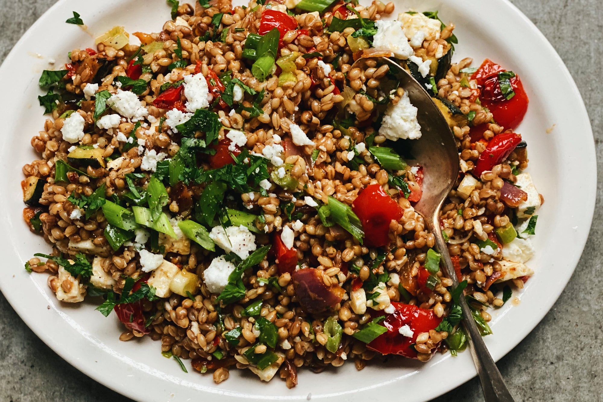 Mediterranean Vegetables + Barley