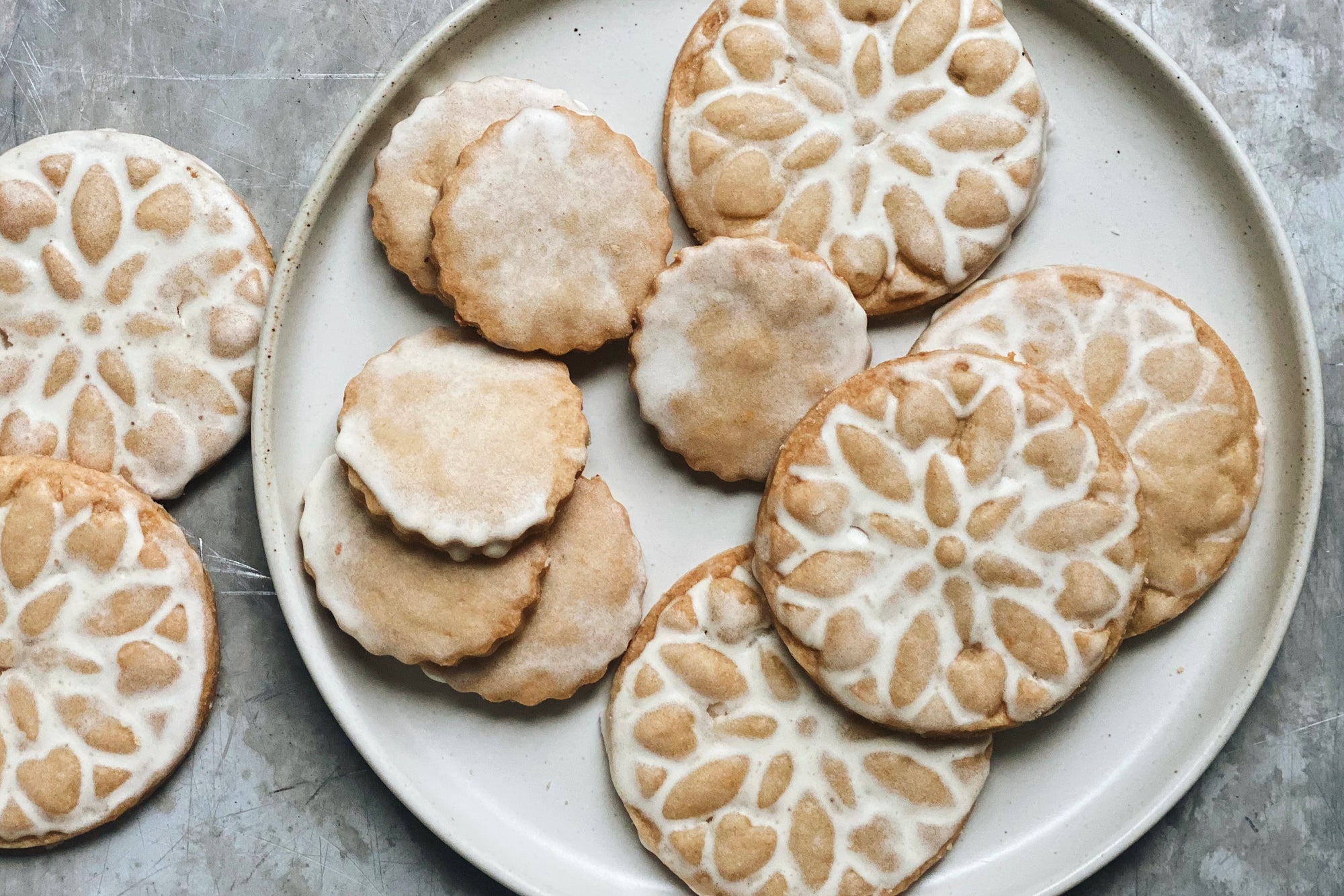 Glazed Citrus Shortbread