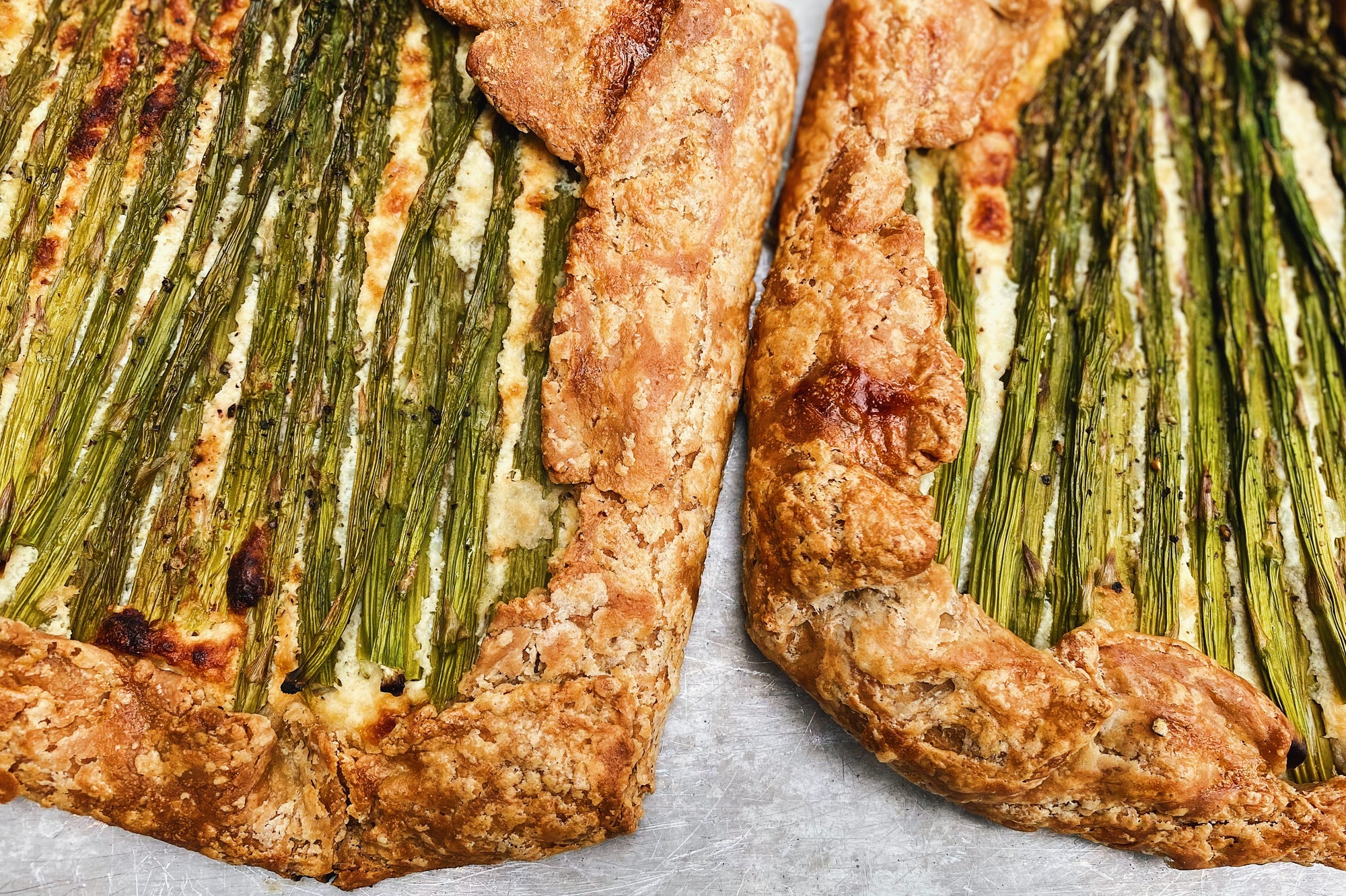 Asparagus Ricotta Galette