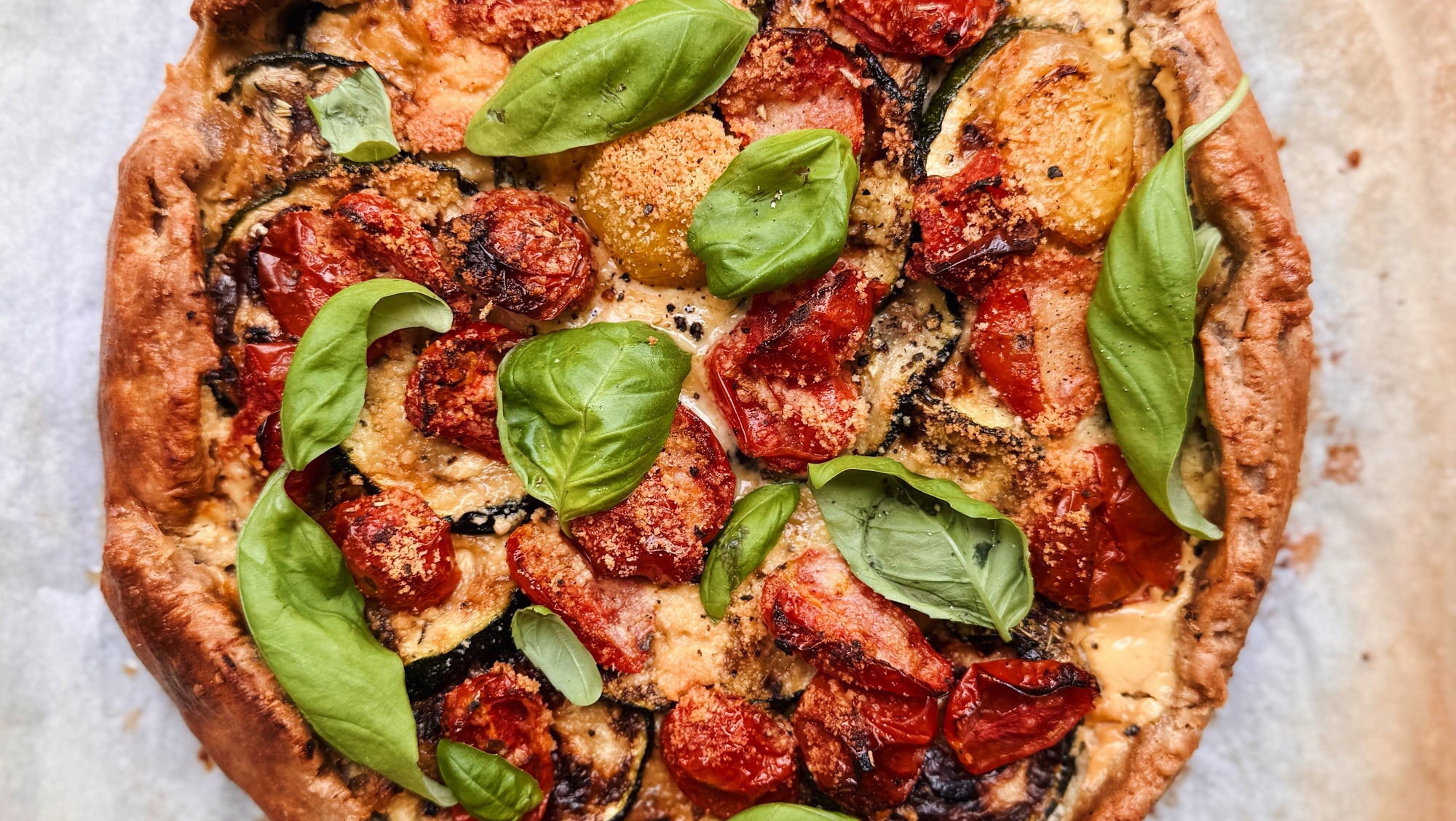 Zucchini + Tomato Galette