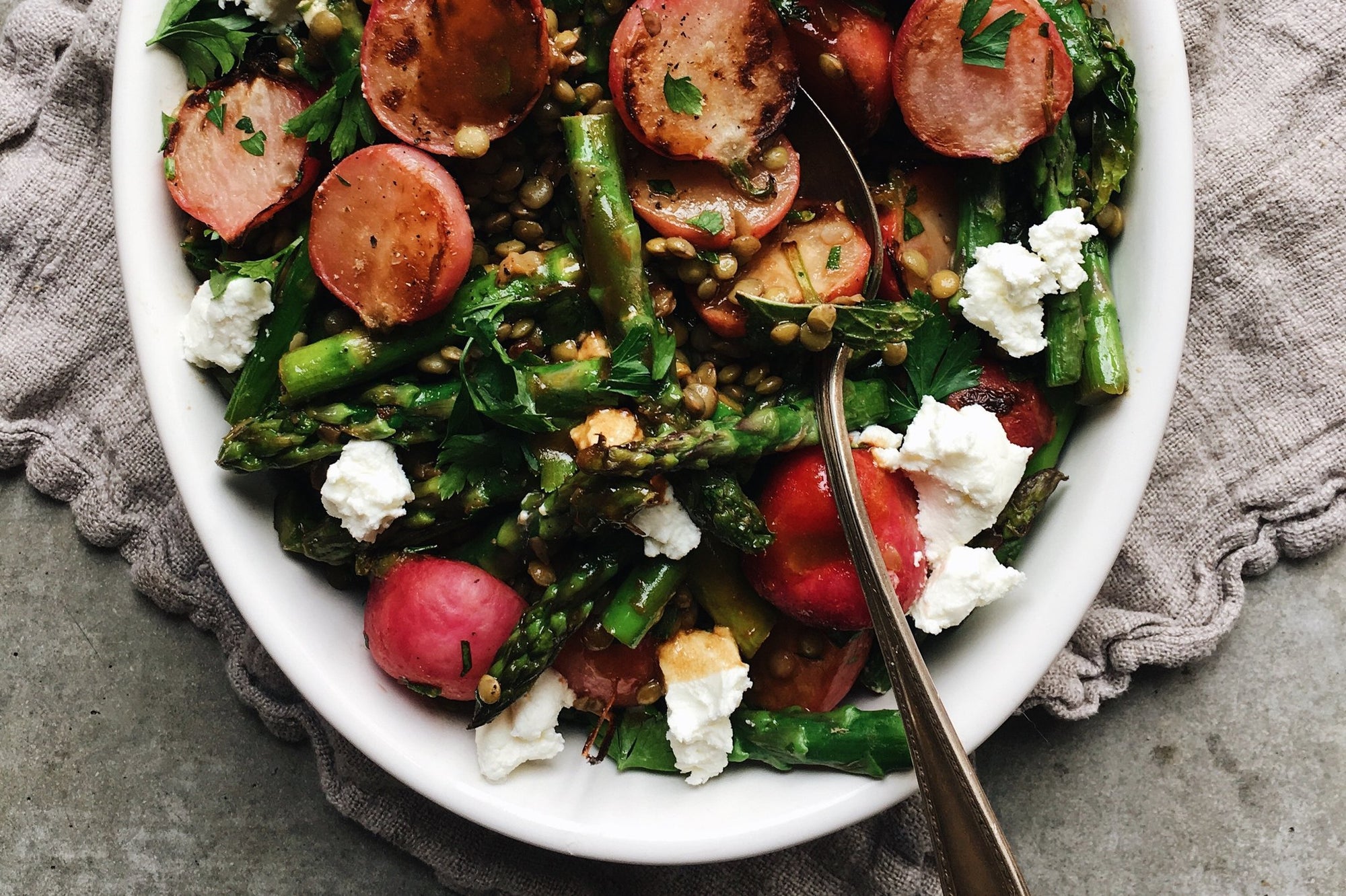 Spring French Lentil Salad