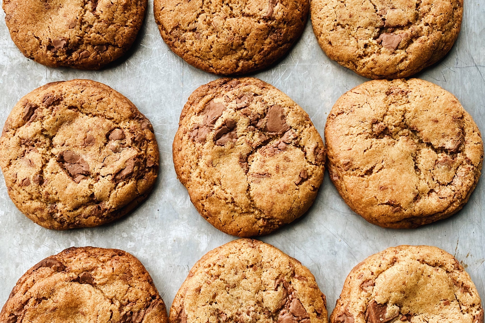 Milk Chocolate Sourdough Cookies