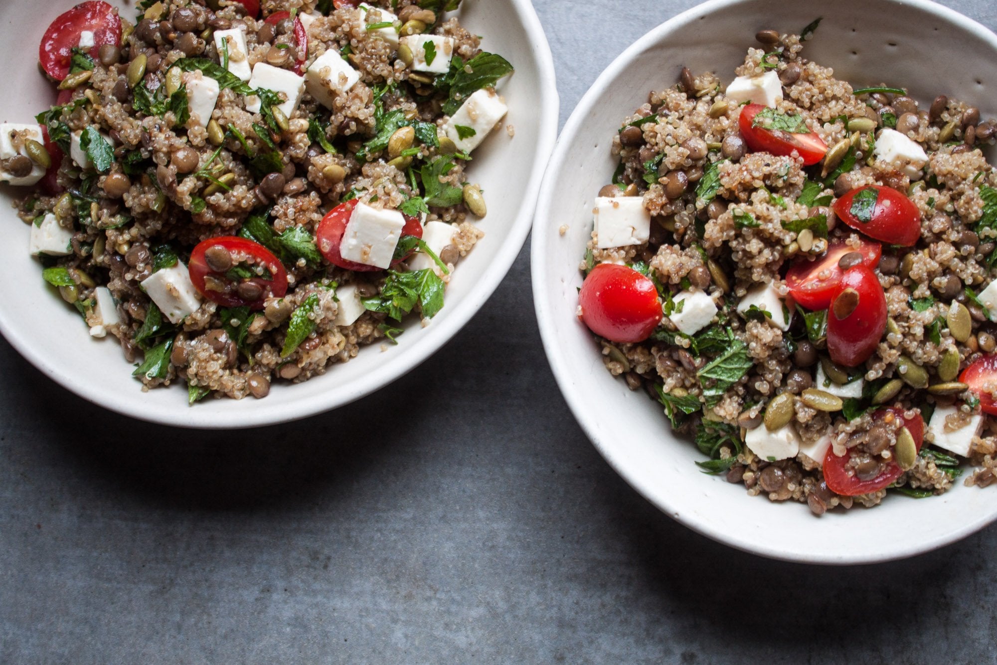 Herbed Quinoa Lentil Salad