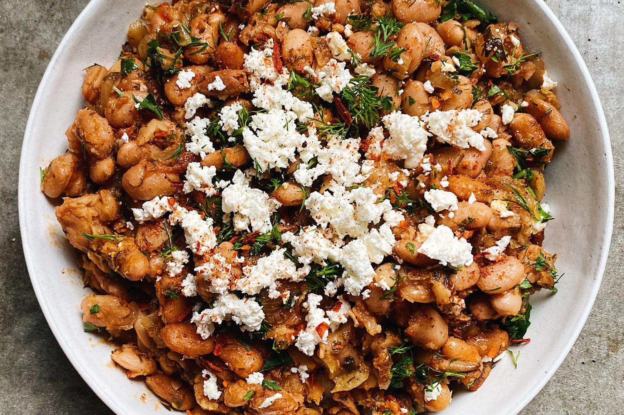 Greek Baked Beans