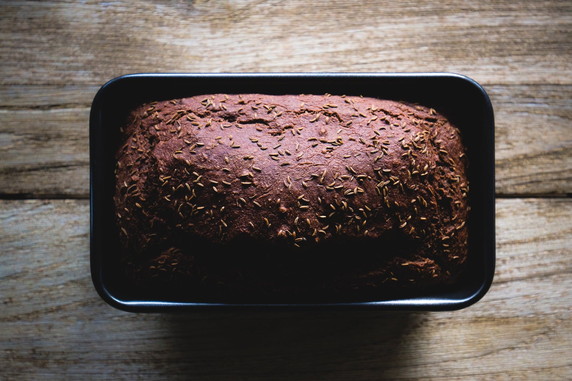 No-Knead Dark Rye Loaf