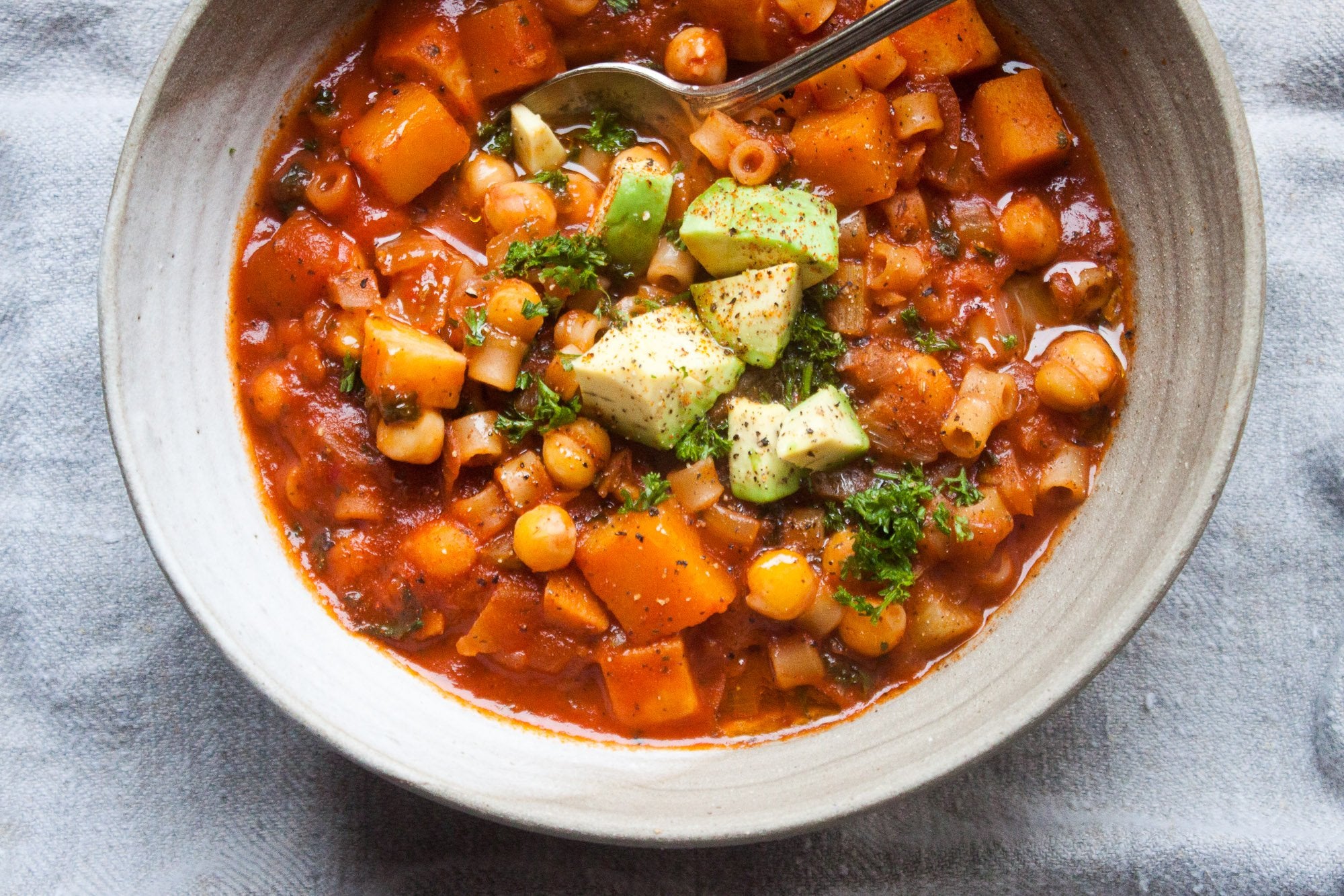 Winter Chickpea Minestrone