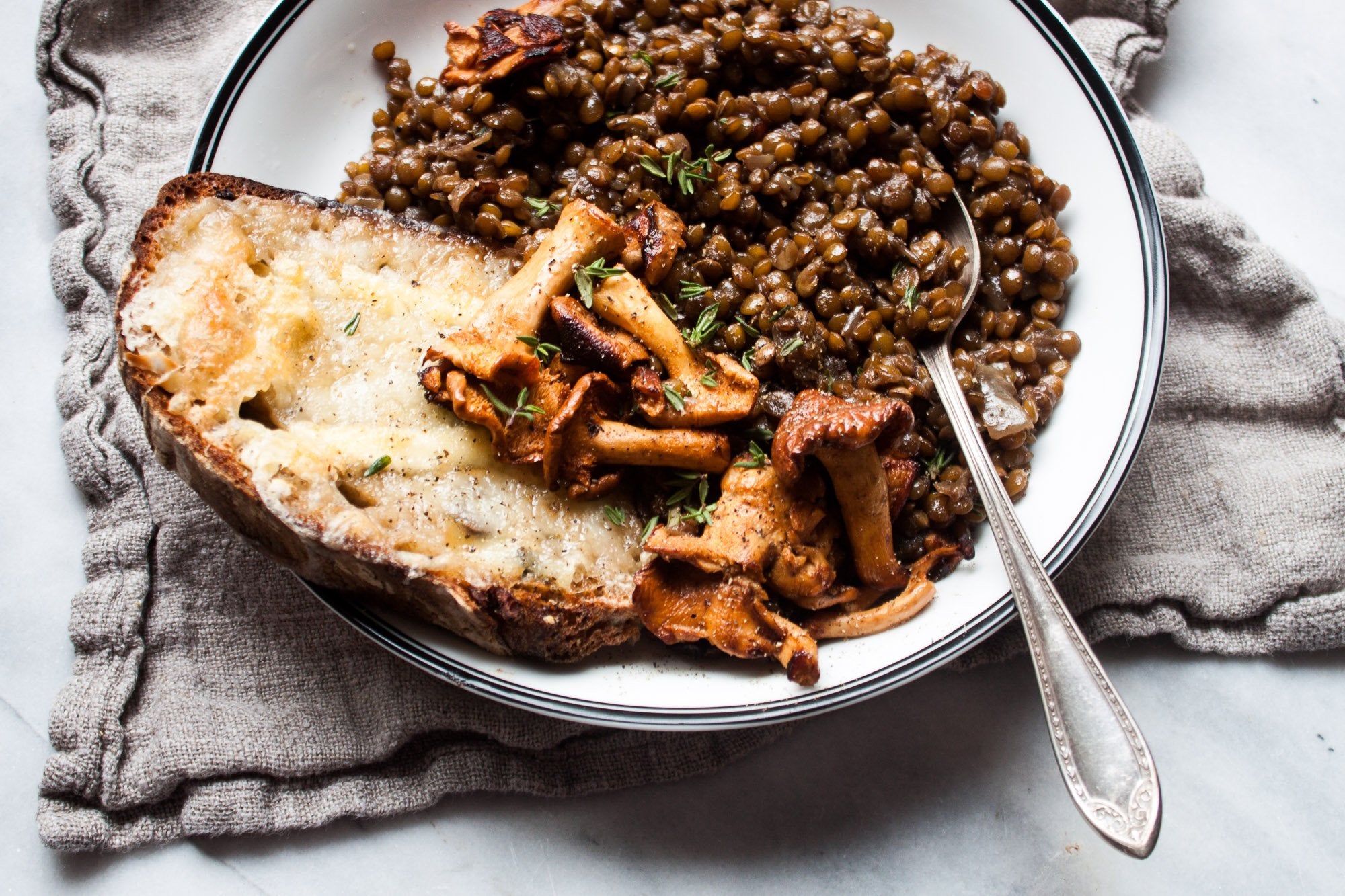 Caramelized Shallot French Lentils