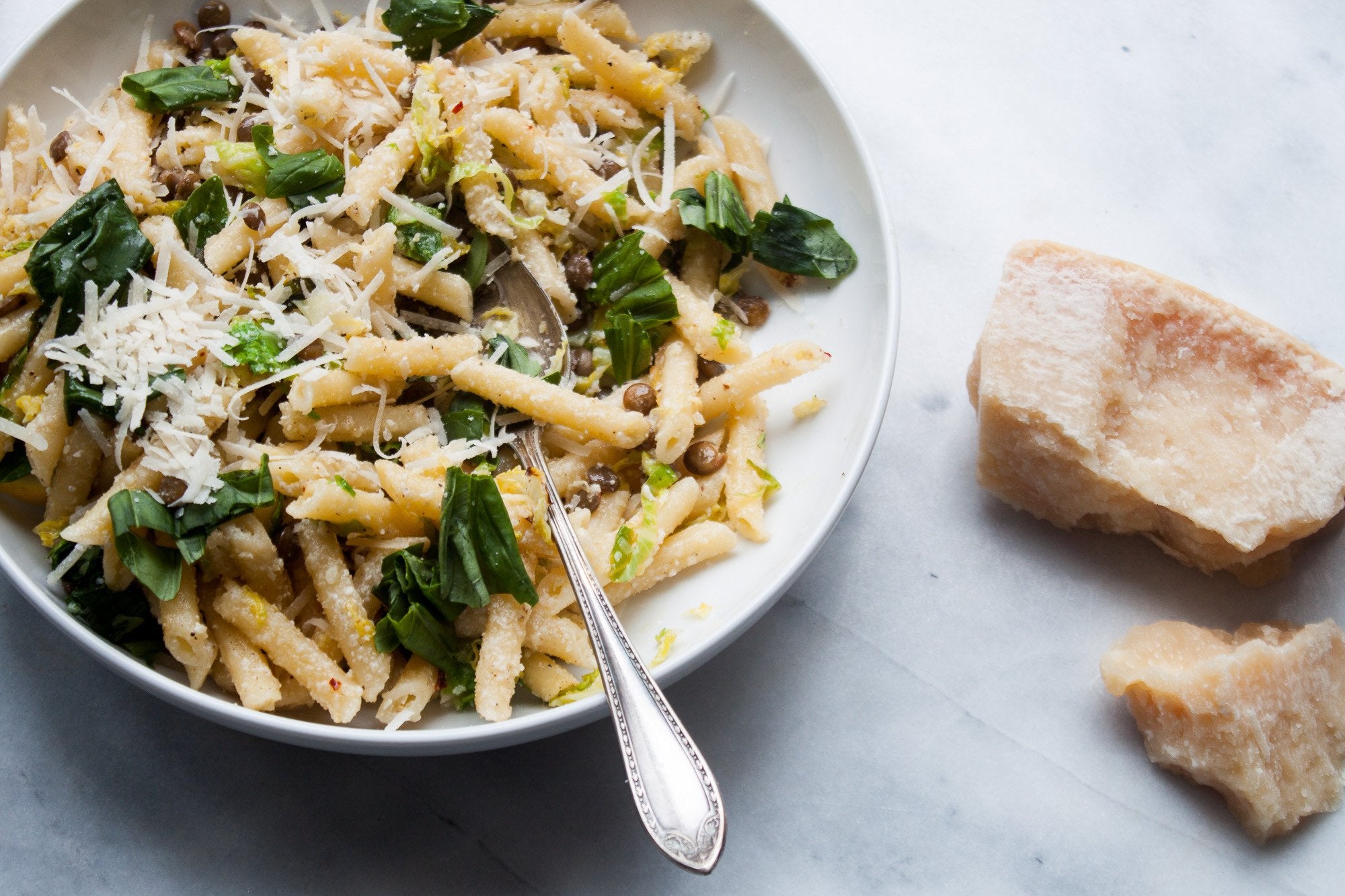 Lemony Lentil Pasta