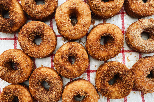 Sourdough Donuts with Cinnamon Sugar