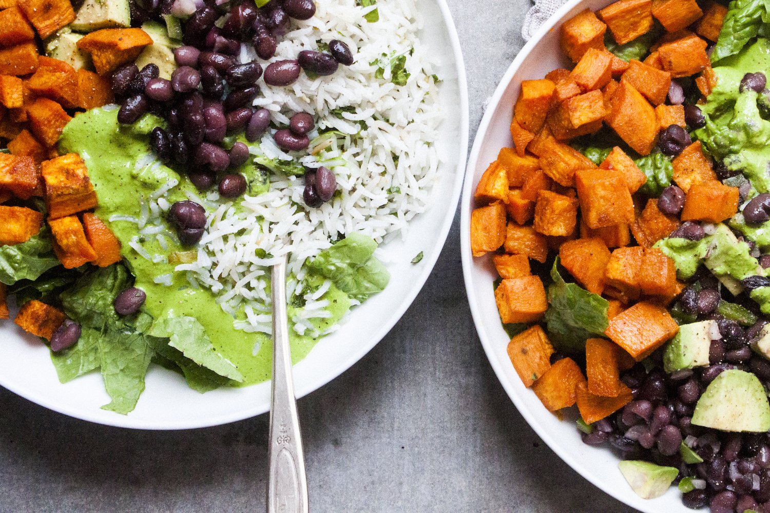 Sweet Potato Bowls with Black Beans