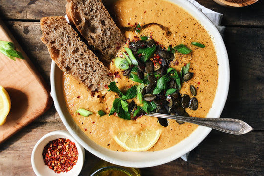 Spiced Kabuli Chickpea Soup