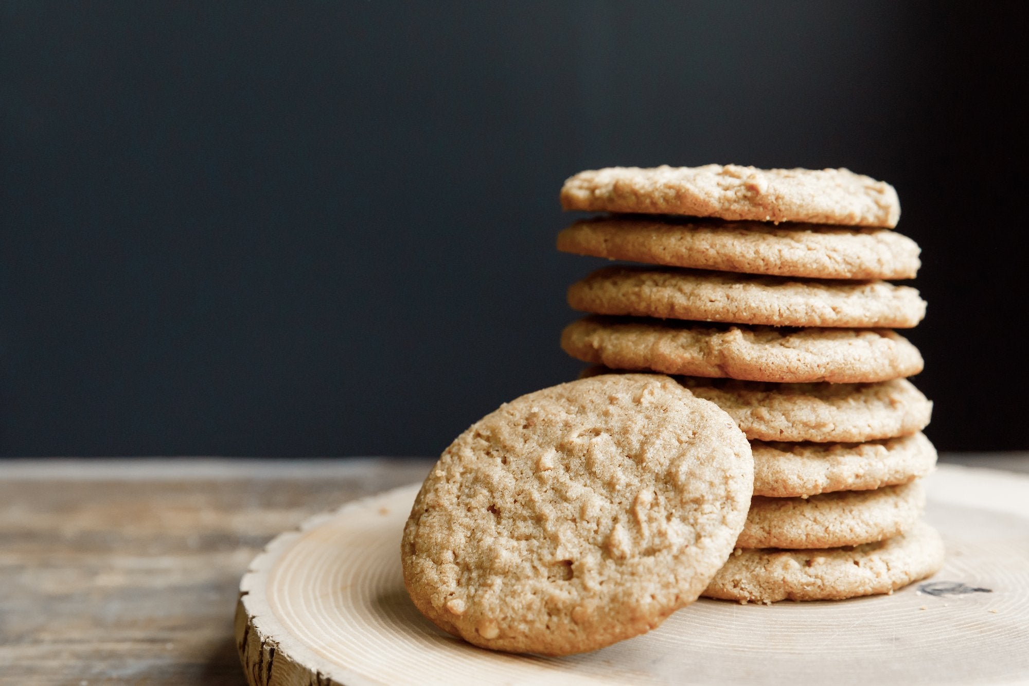 Peanut Butter Rye Cookies