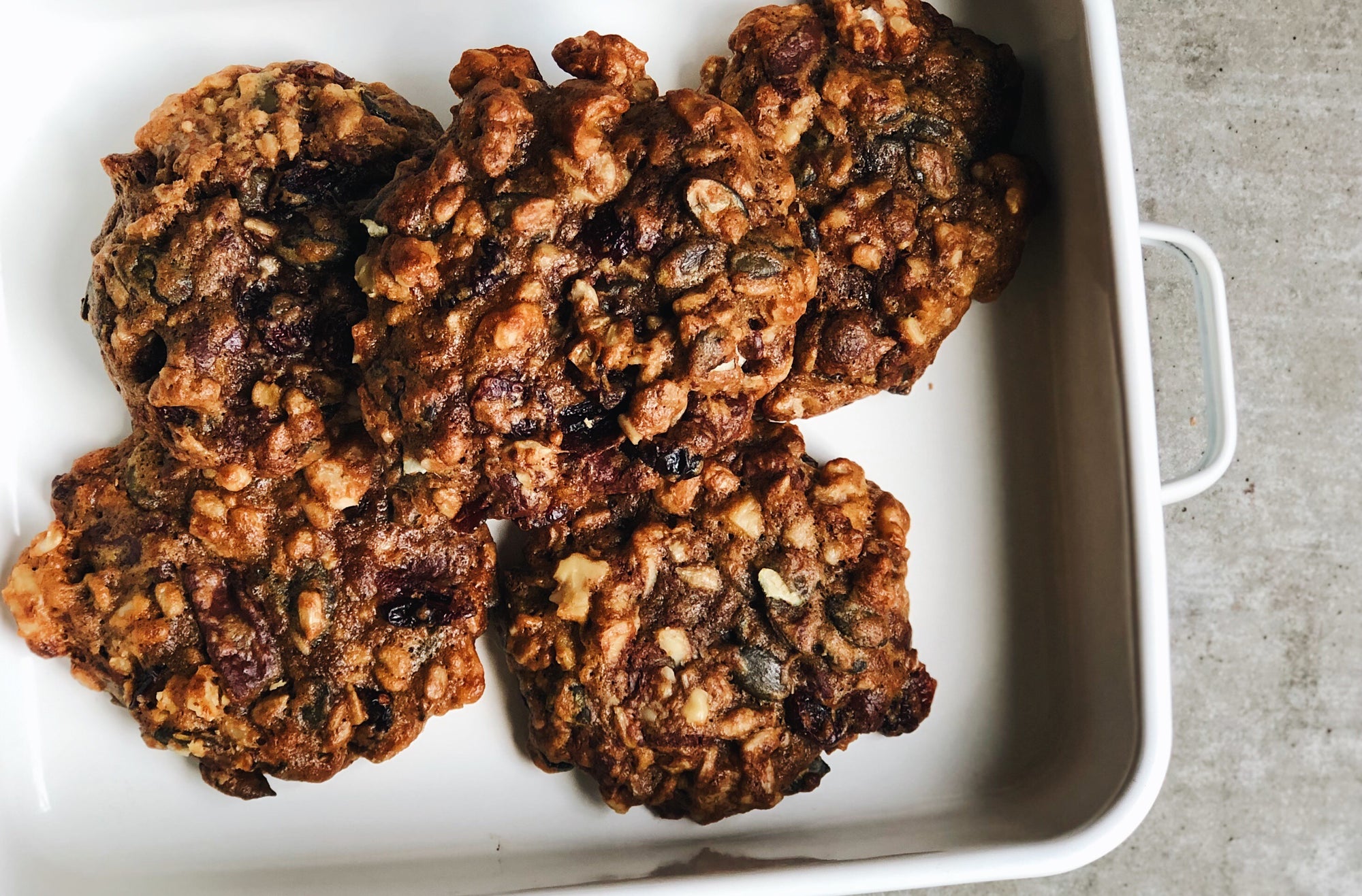 Trail Mix Breakfast Cookies