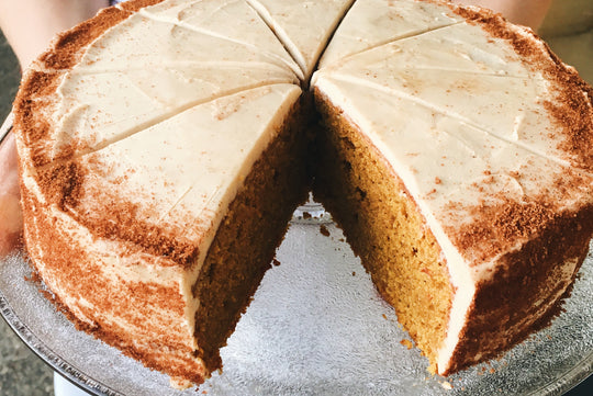 Pumpkin Cake with Brown Butter Frosting