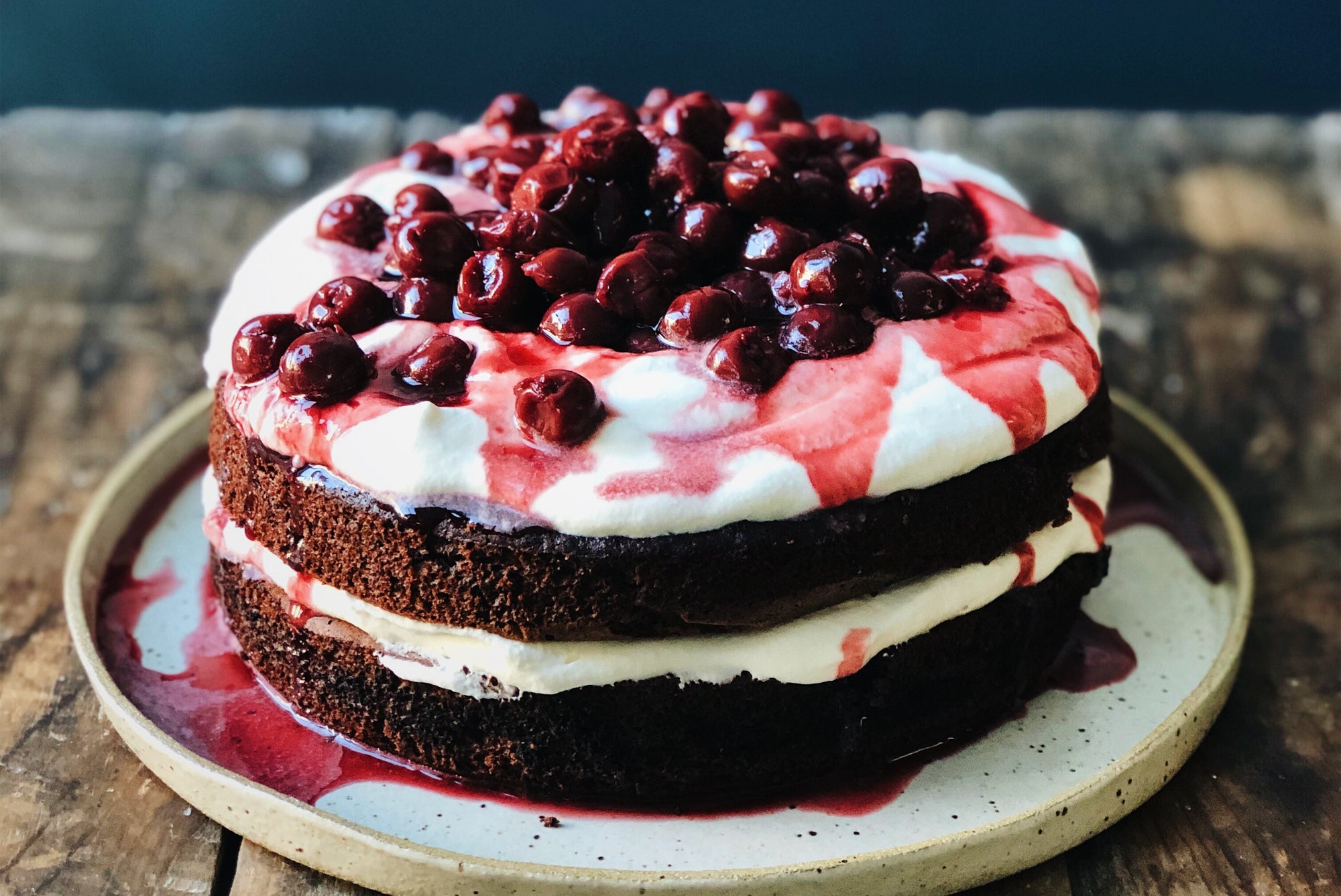 Black Forest Rye Cake