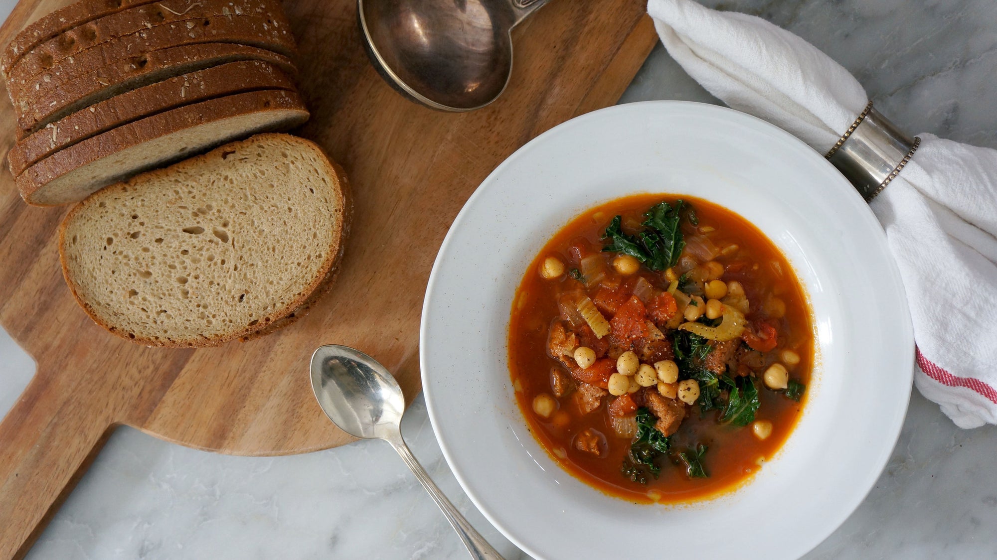 Smoky Chickpea Soup