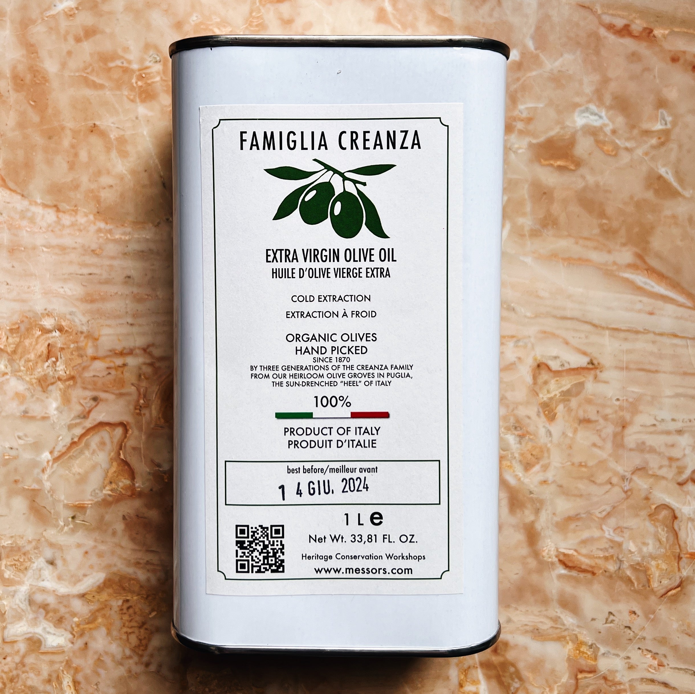 Famiglia Creanza Organic Olive Oil Flourist