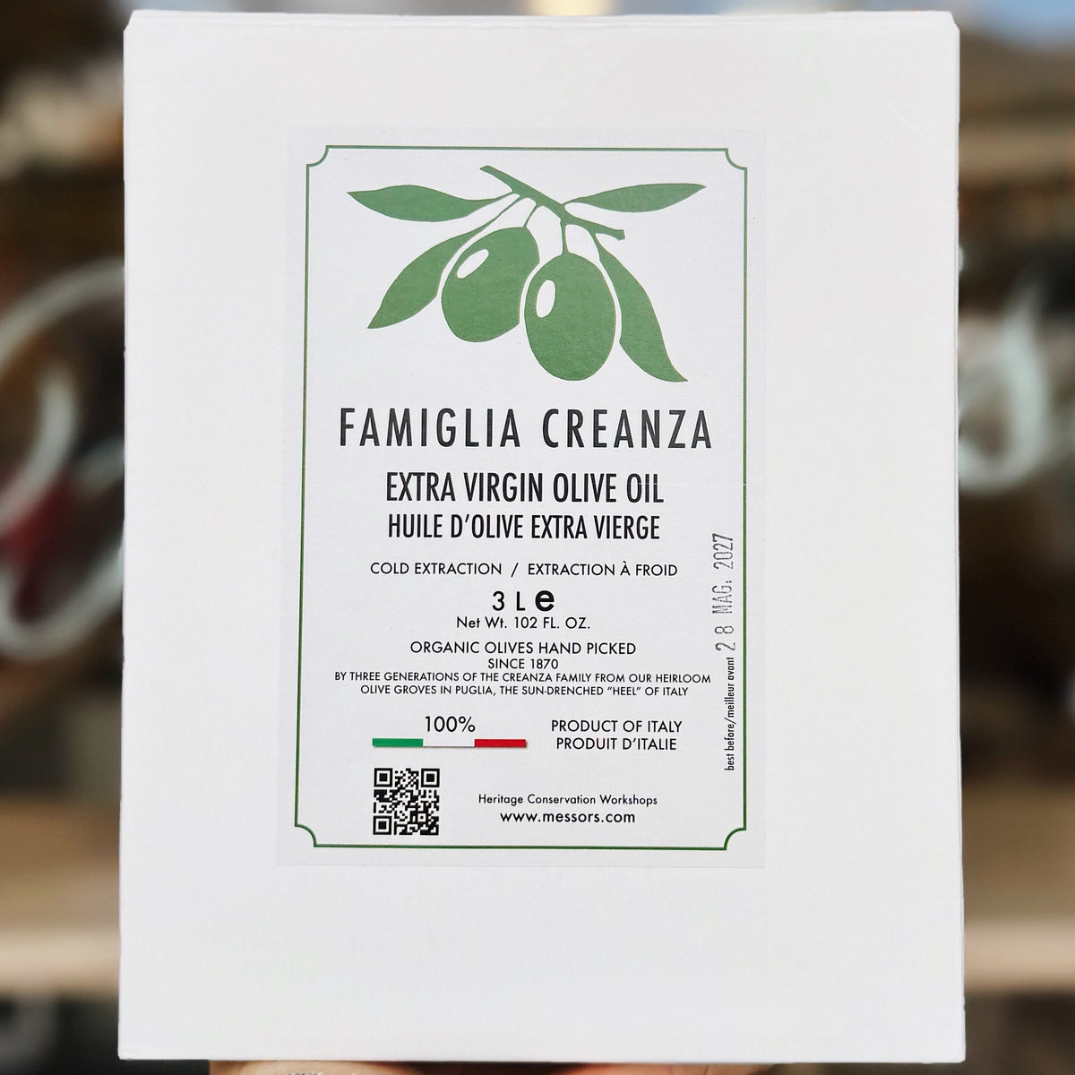 Famiglia Creanza Organic Olive Oil