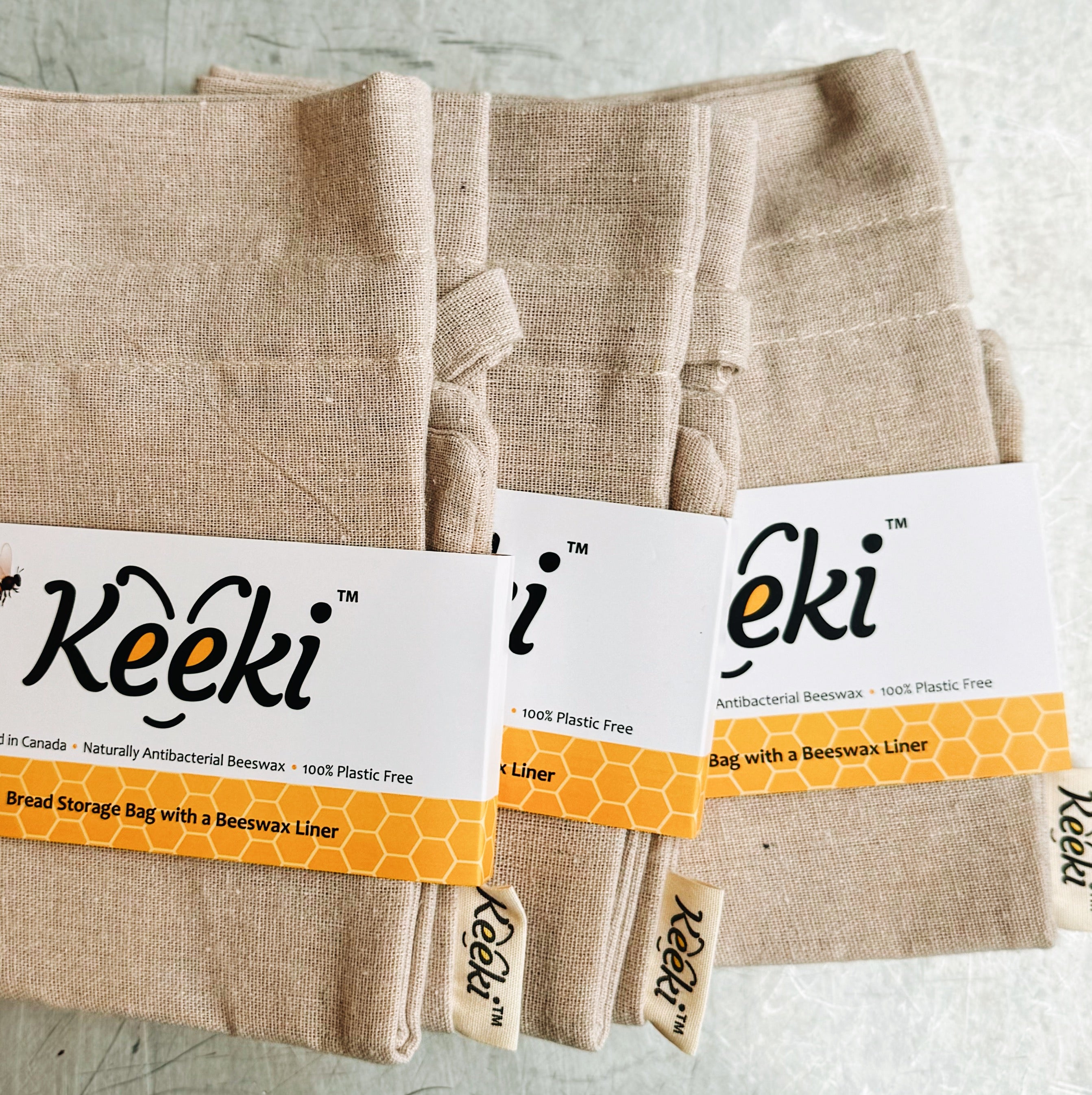 Keeki Beeswax + Linen Bread Bag – Flourist