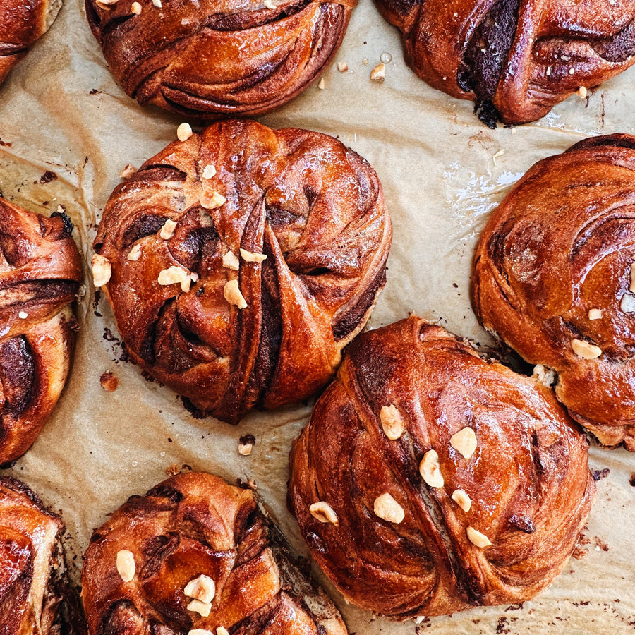 Chocolate Hazelnut Buns