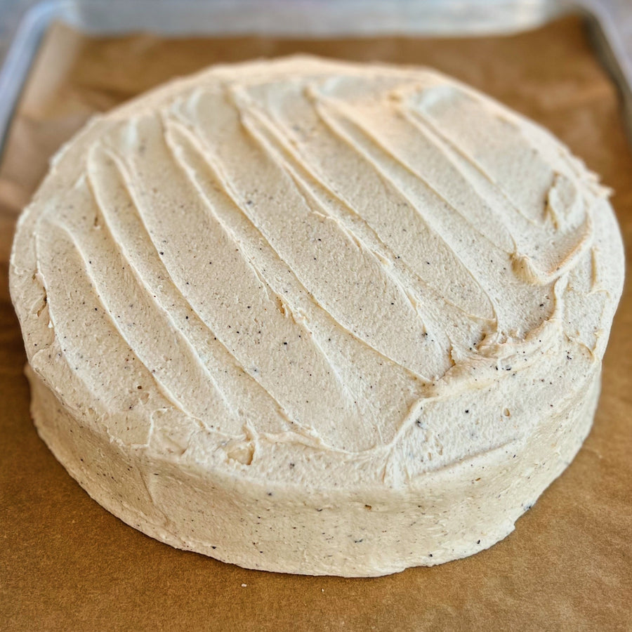 Whole Pumpkin Cake with Brown Butter Frosting