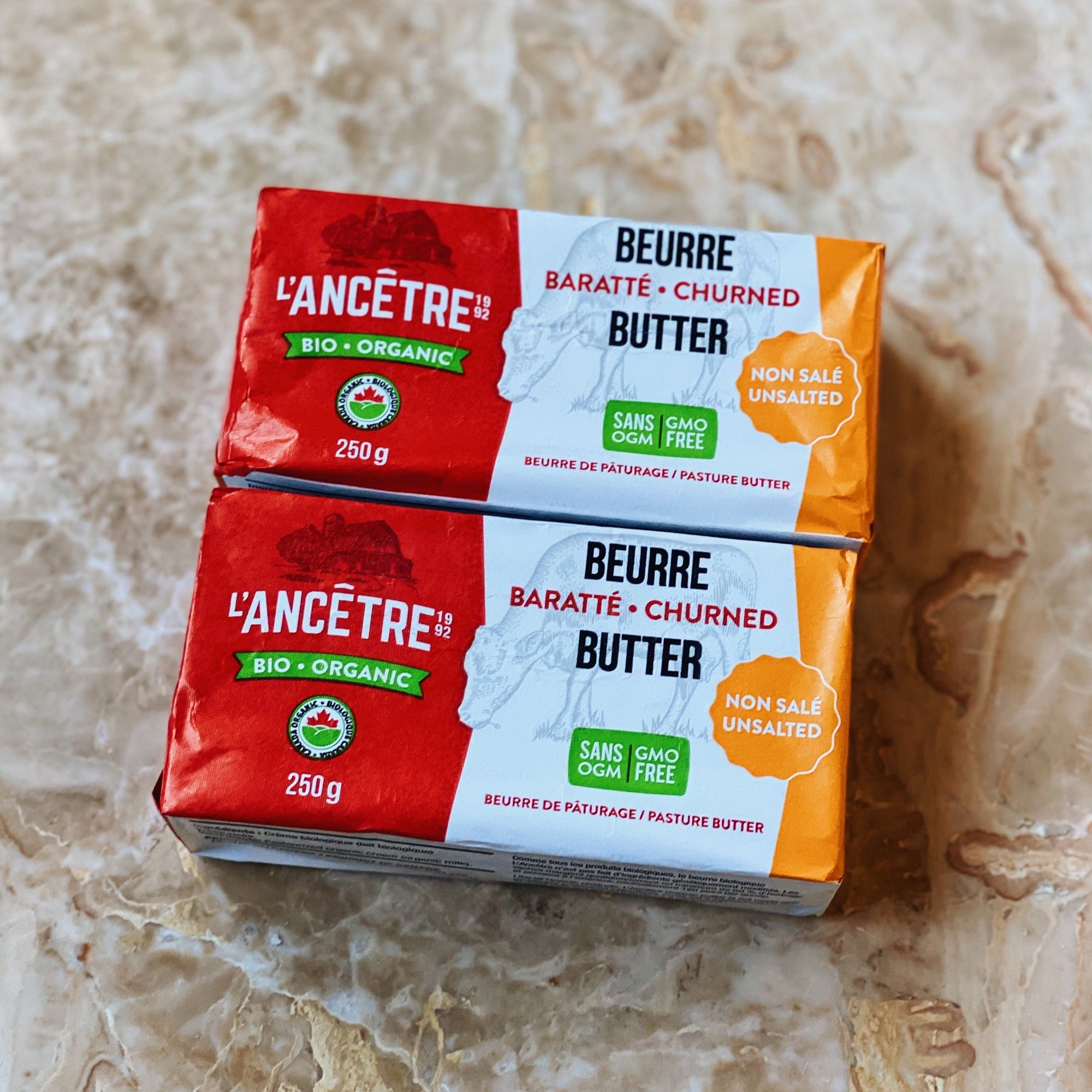 L&#39;Ancetre Organic Unsalted Butter